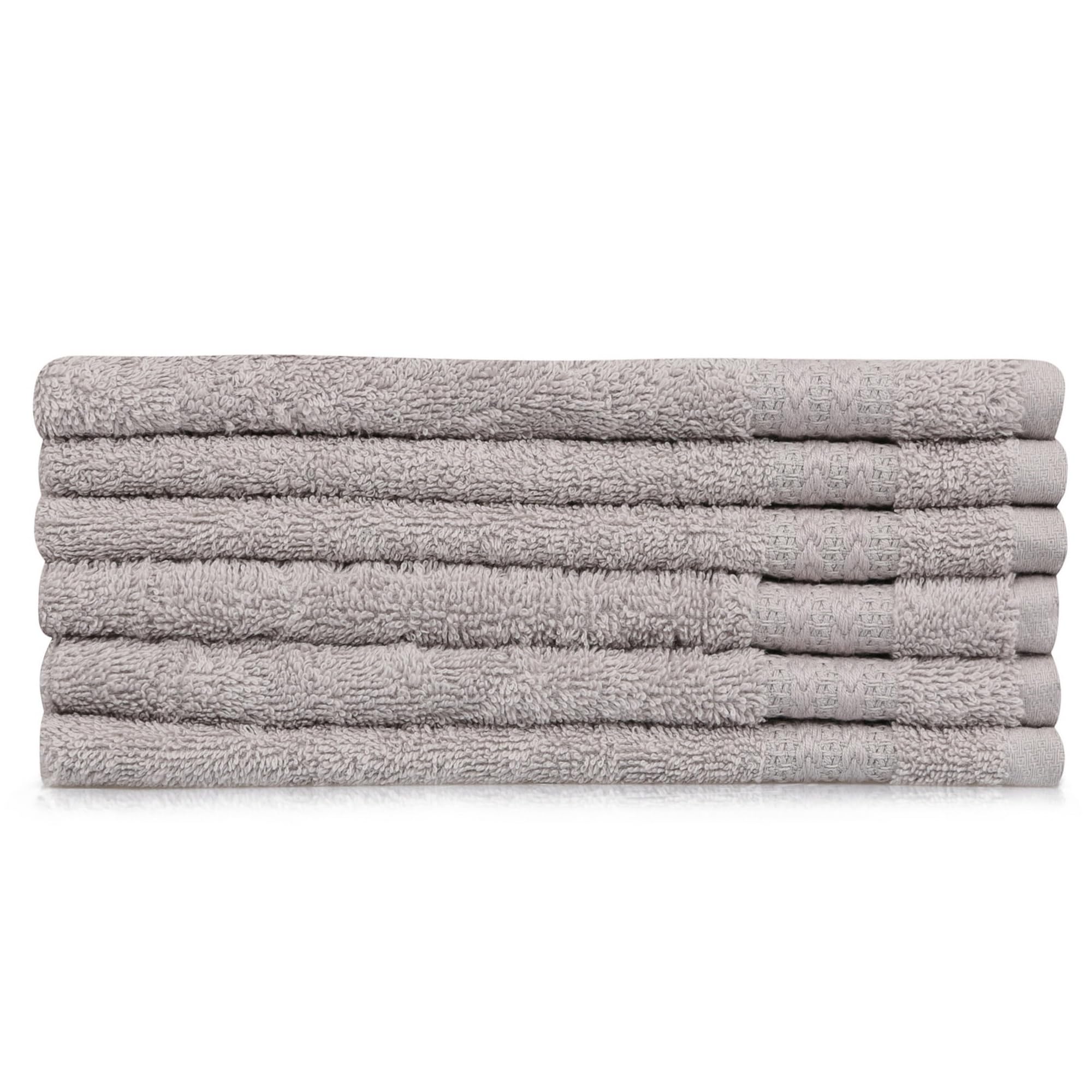 WELL HOME MOBILIARIO & DECORACIÓN Courtesy Towel Set (6 Piece) Grey, 30x50 - Image 2