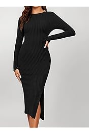 Amazon.co.uk: Winter Midi Dress