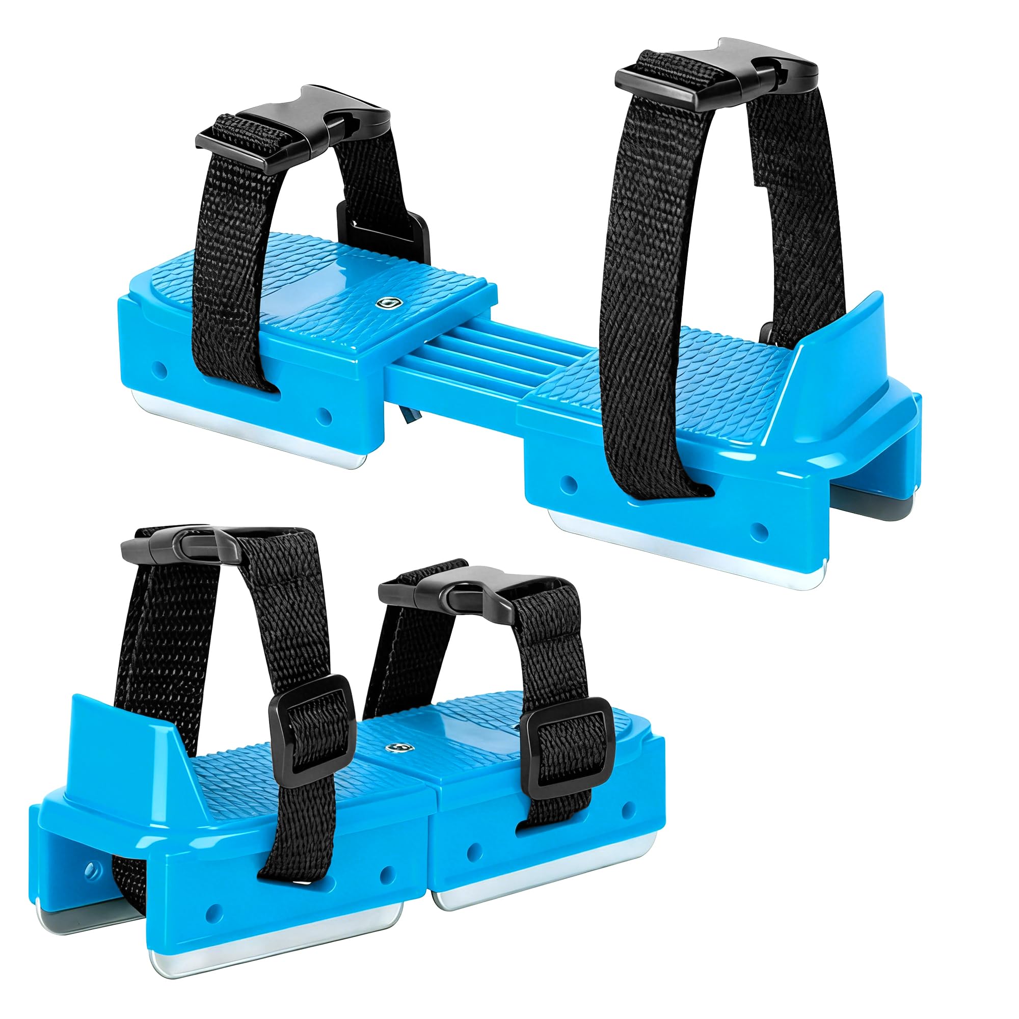 1 Pair Toddler Ice Skates- Adjustable Kids Ice Skates- Double Runner Ice Skates with Strap Fastening for Toddlers, Kids, Junior Skater