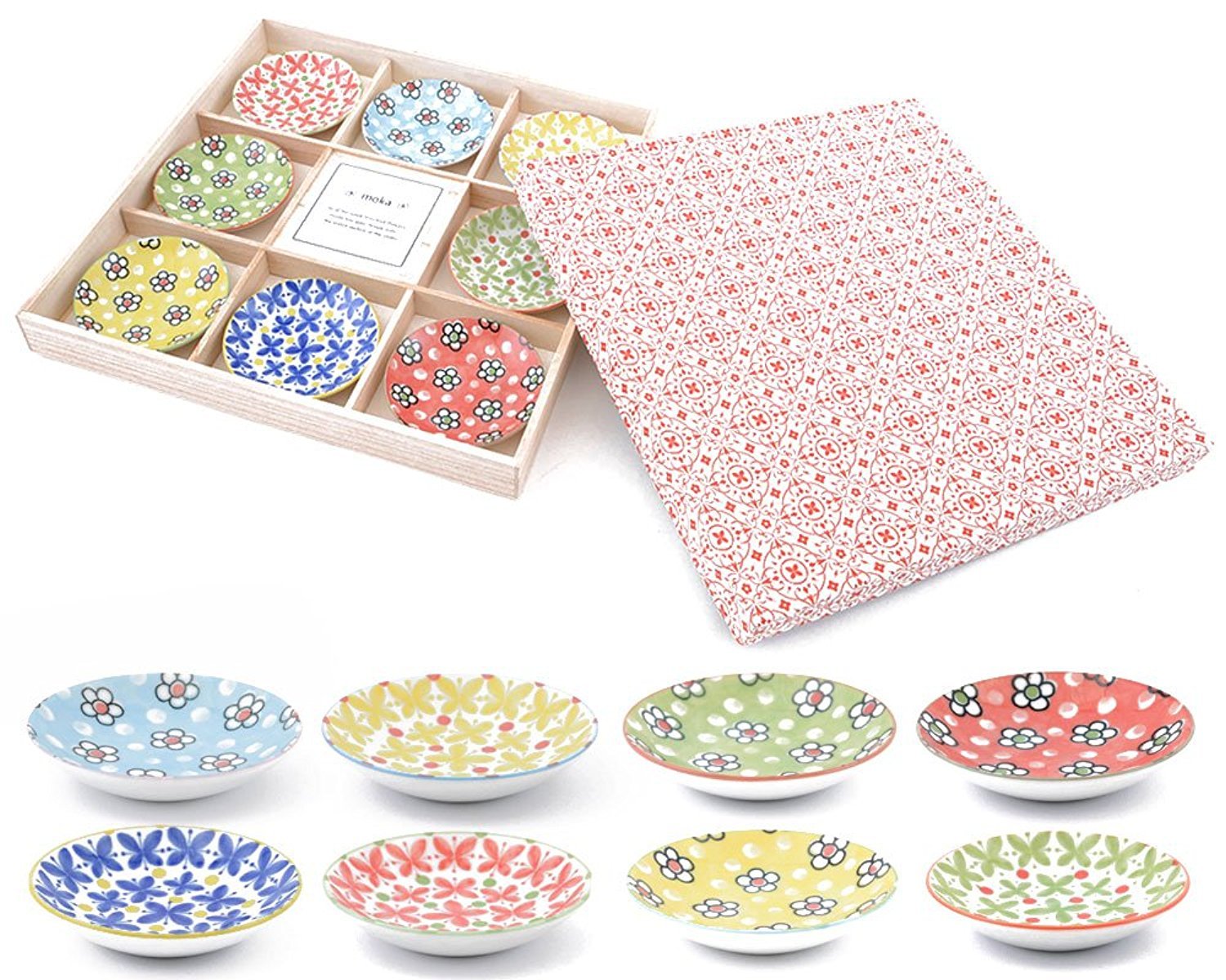 mokaさま 専用ページ Amazon｜マルサン近藤 mokaモカ プレート 8枚セット (木箱入
