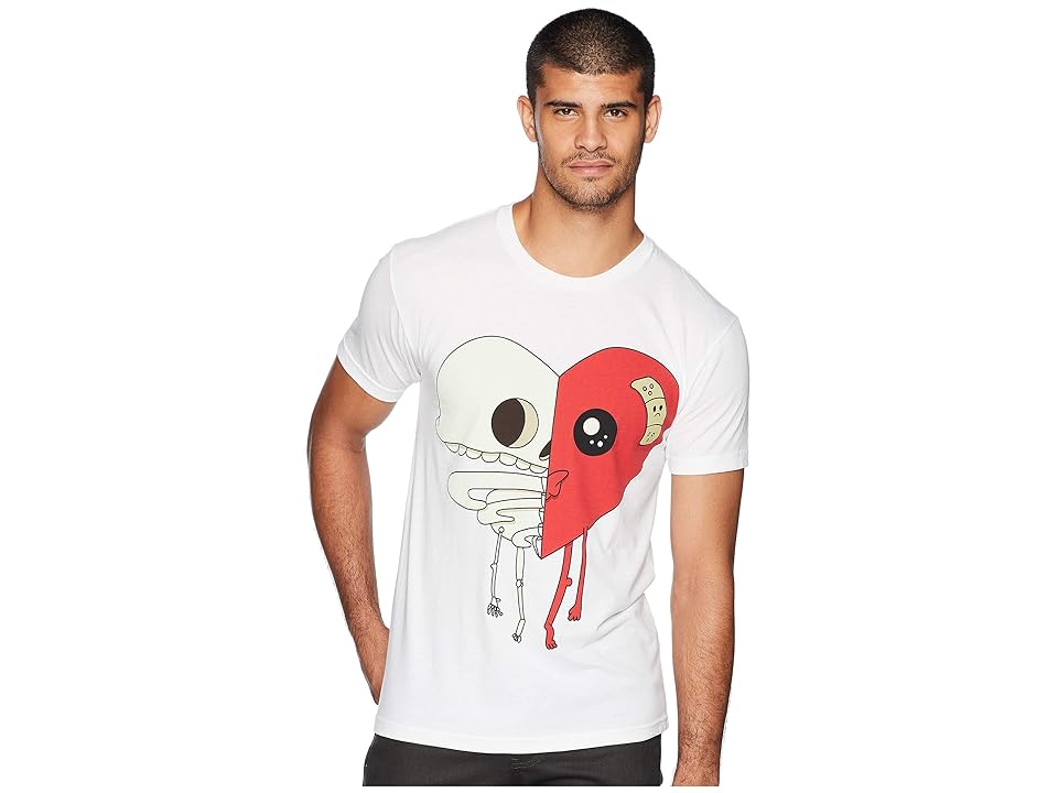 

Depressed Monsters Skele-Heart Premium T-Shirt (White) T Shirt
