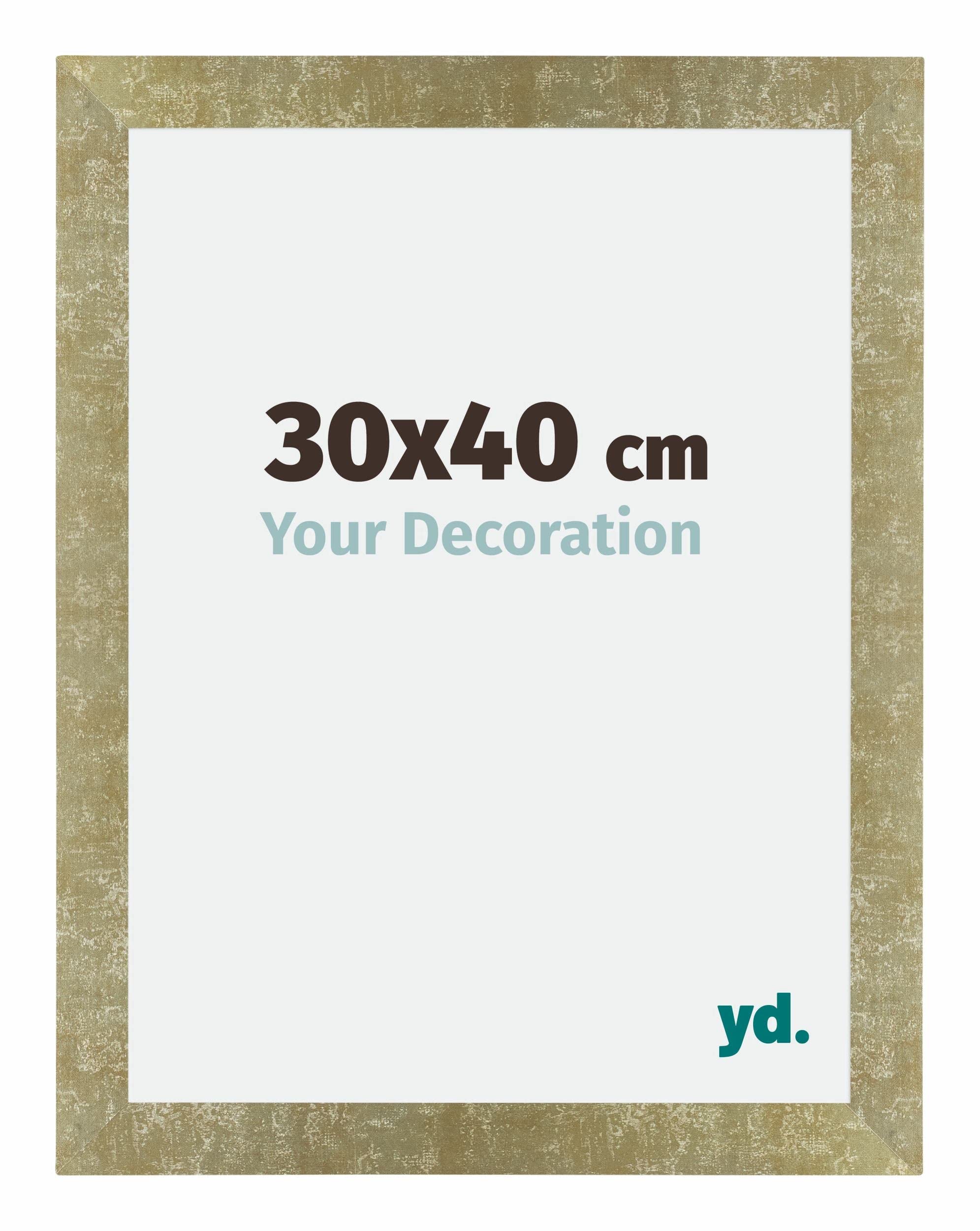 Your Decoration - Puzzle frame 30x40 - Gold Antique - Puzzle frame 500-1000 Pieces - MDF Photoframe - Mura