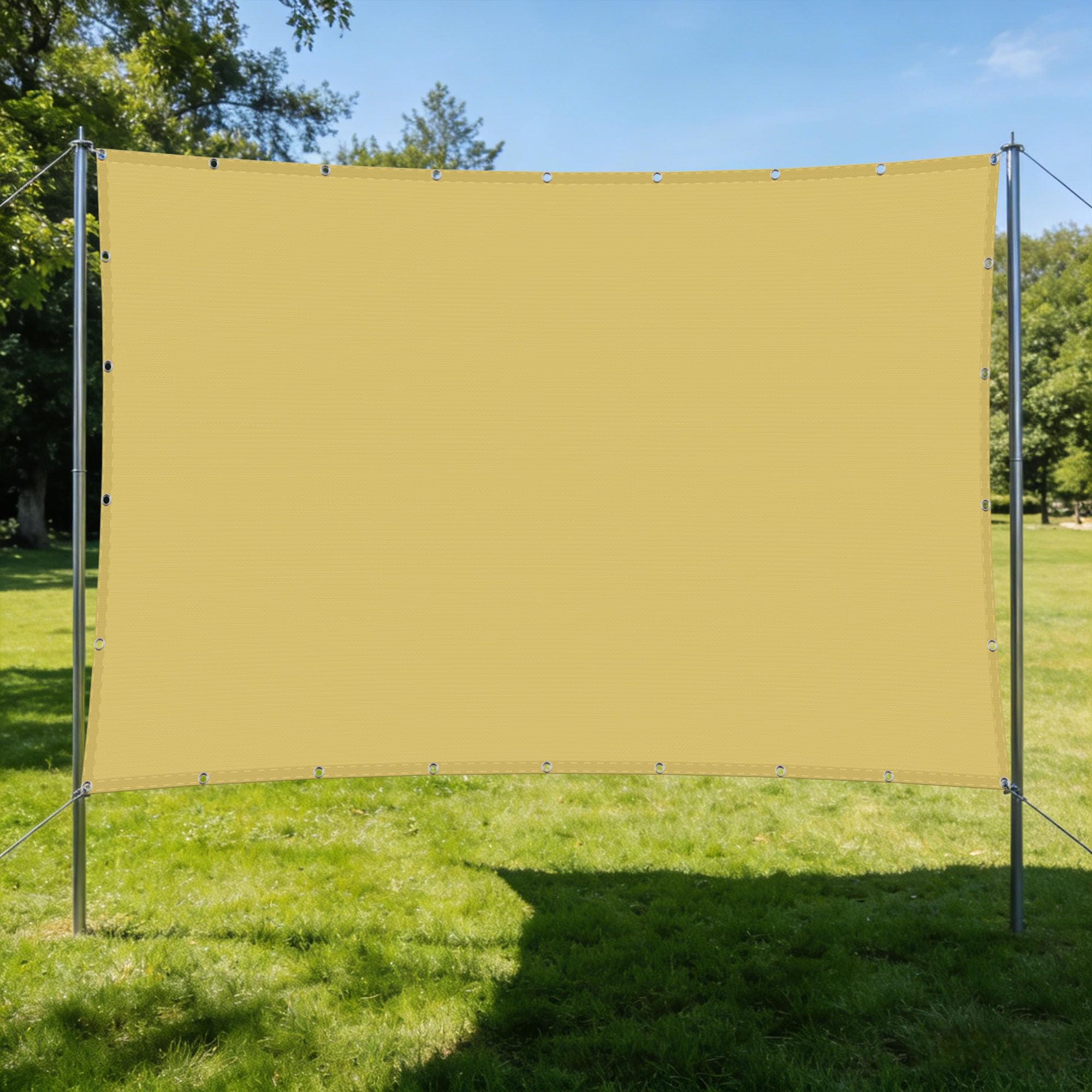 Voile d'ombrage pour extérieur 340x500 cm grand format rectangulaire imperméable