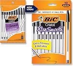 BIC Cristal Ball Pens Stick Medium Point, 10-Pack, Blue
