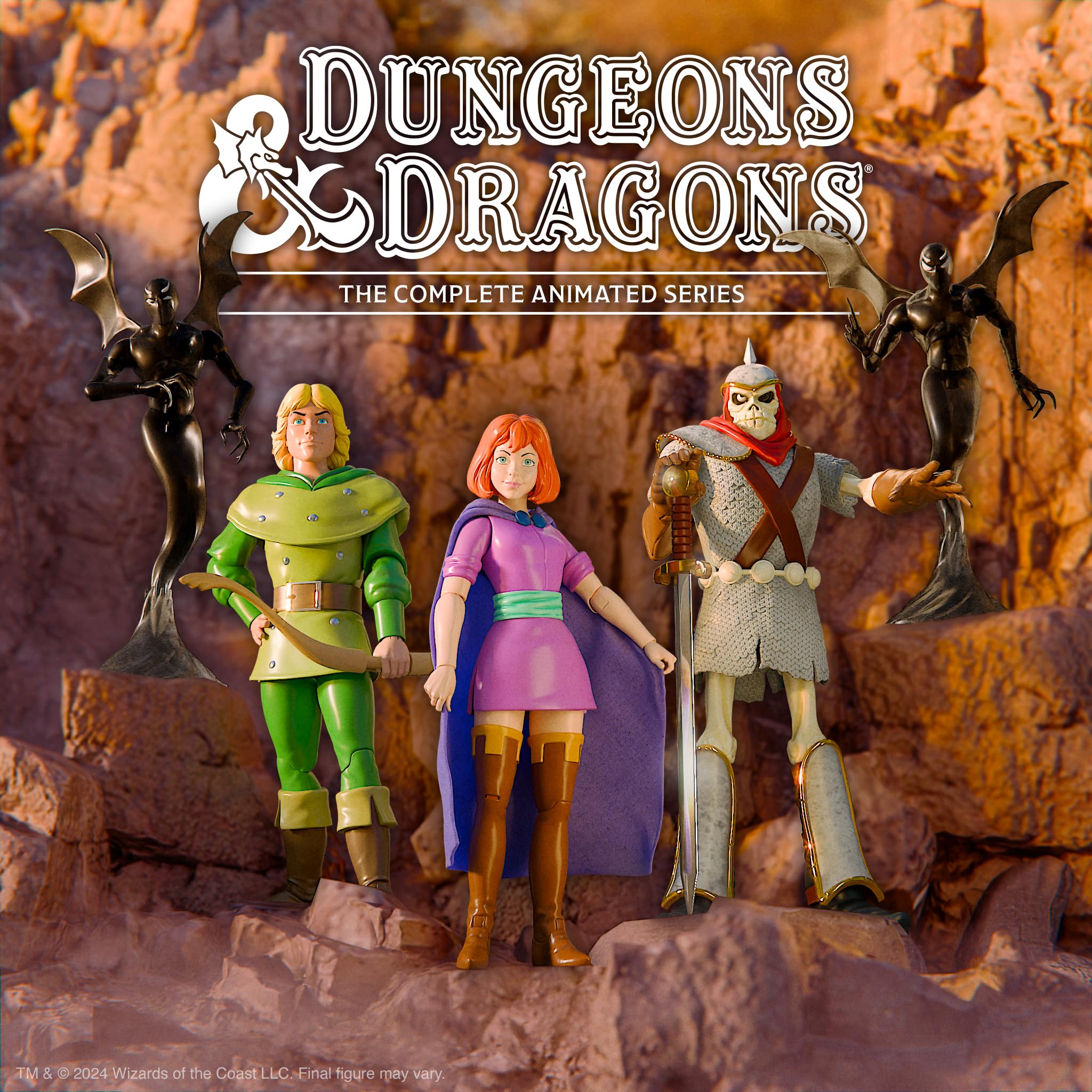 Super7 Dungeons & Dragons Sheila The Thief - Figura de acción de Dungeons & Dragons de 17,8 cm con accesorios, coleccionables vintage y juguetes retro
