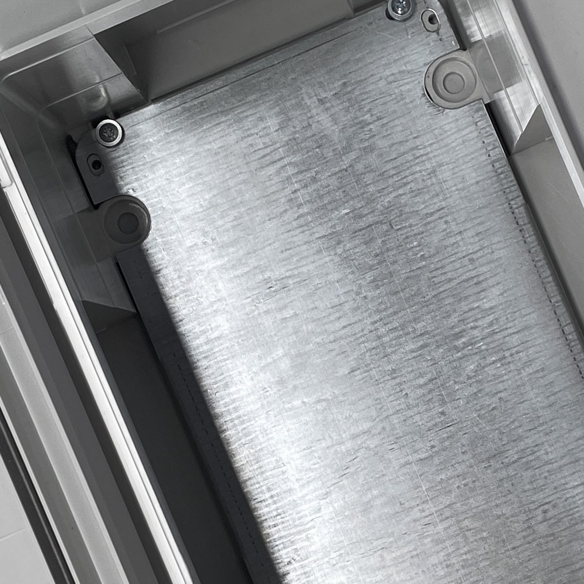 EDO Quadro Elettrico da Parete 300x400x220 mm IP65 Grigio - Scatola di Distribuzione in ABS con Piastra di Montaggio Zincata - Armadietto per Impianti Elettrici da Esterno e Interno