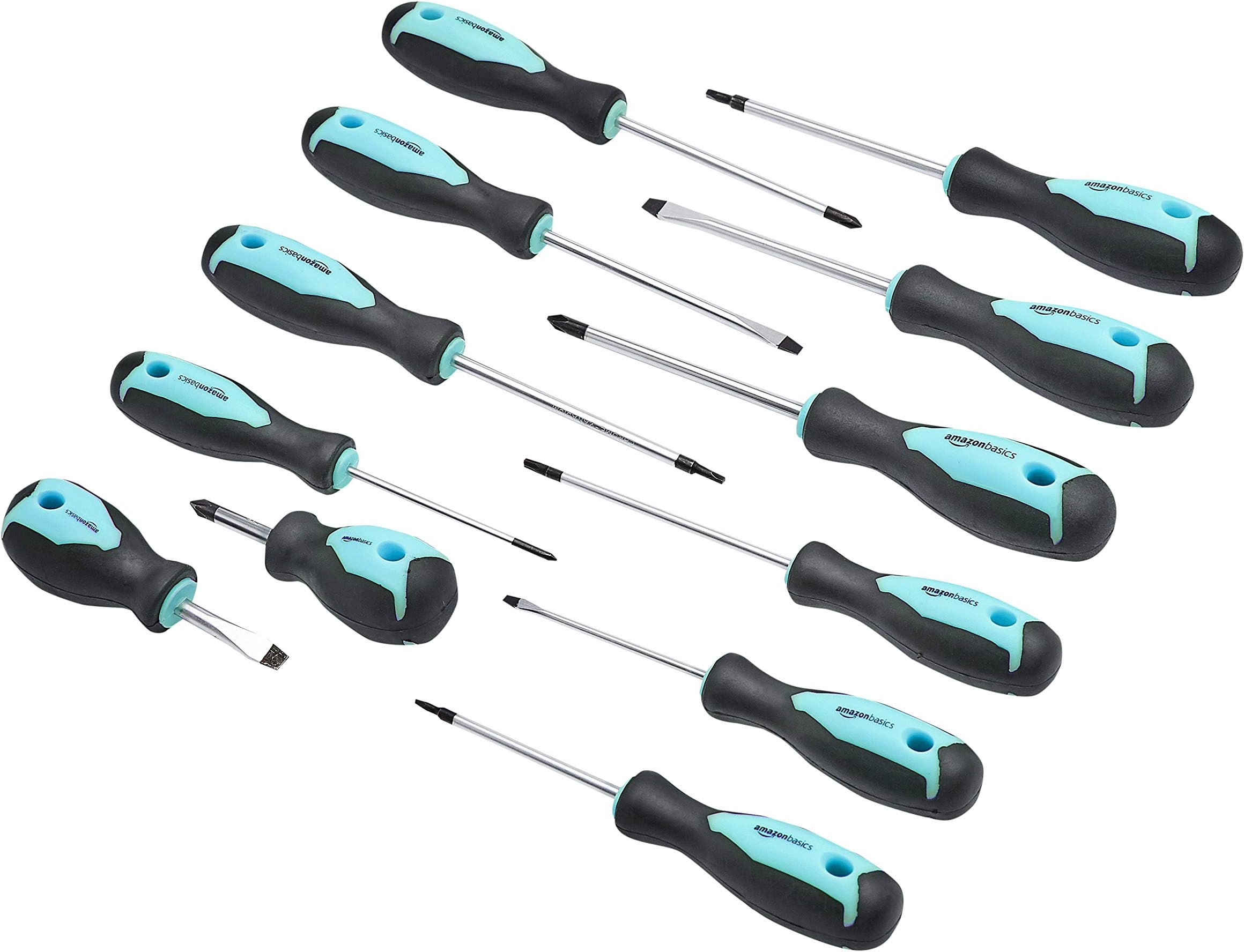 Amazon Basics 12Piece Screwdriver Set, ‎7 x 2 x