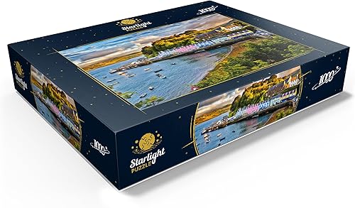 Vista 3 de MyPuzzle View of Portree Before Sunset Isle of Skye Scotland - Rompecabezas prémium de 1000 piezas para adultos