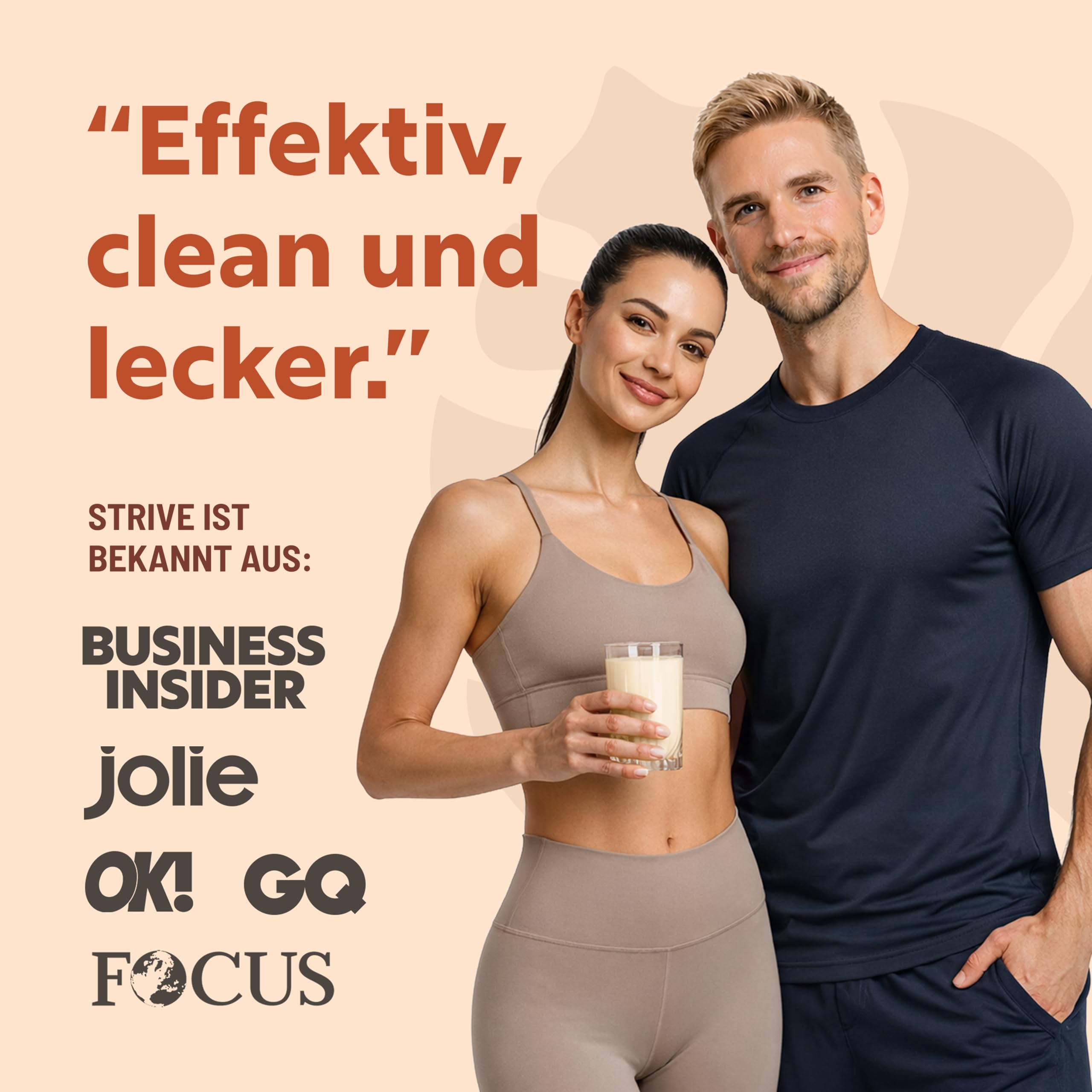 STRIVE CACAO PROTEIN | Vegan | 100% BIO | 1000g Natur Eiweiß mit zertifiziertem Bio Kakao | Ohne Süßungsmittel & Aromen | Ohne Soja & Gluten | Mehrkomponenten 4K | Made in Germany DE-ÖKO-039