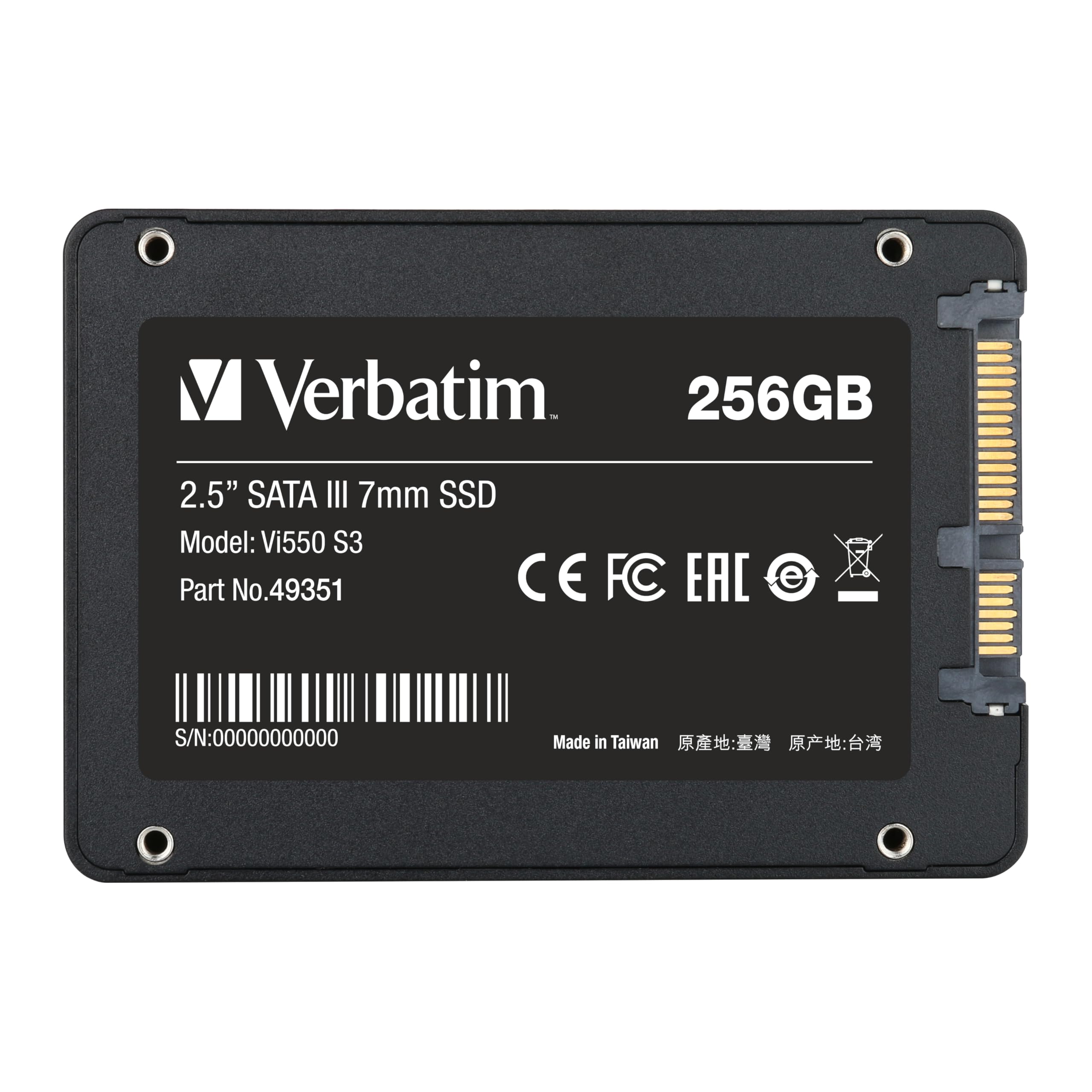 Verbatim Vi550 256GB SSD - Fast Storage Upgrade -3