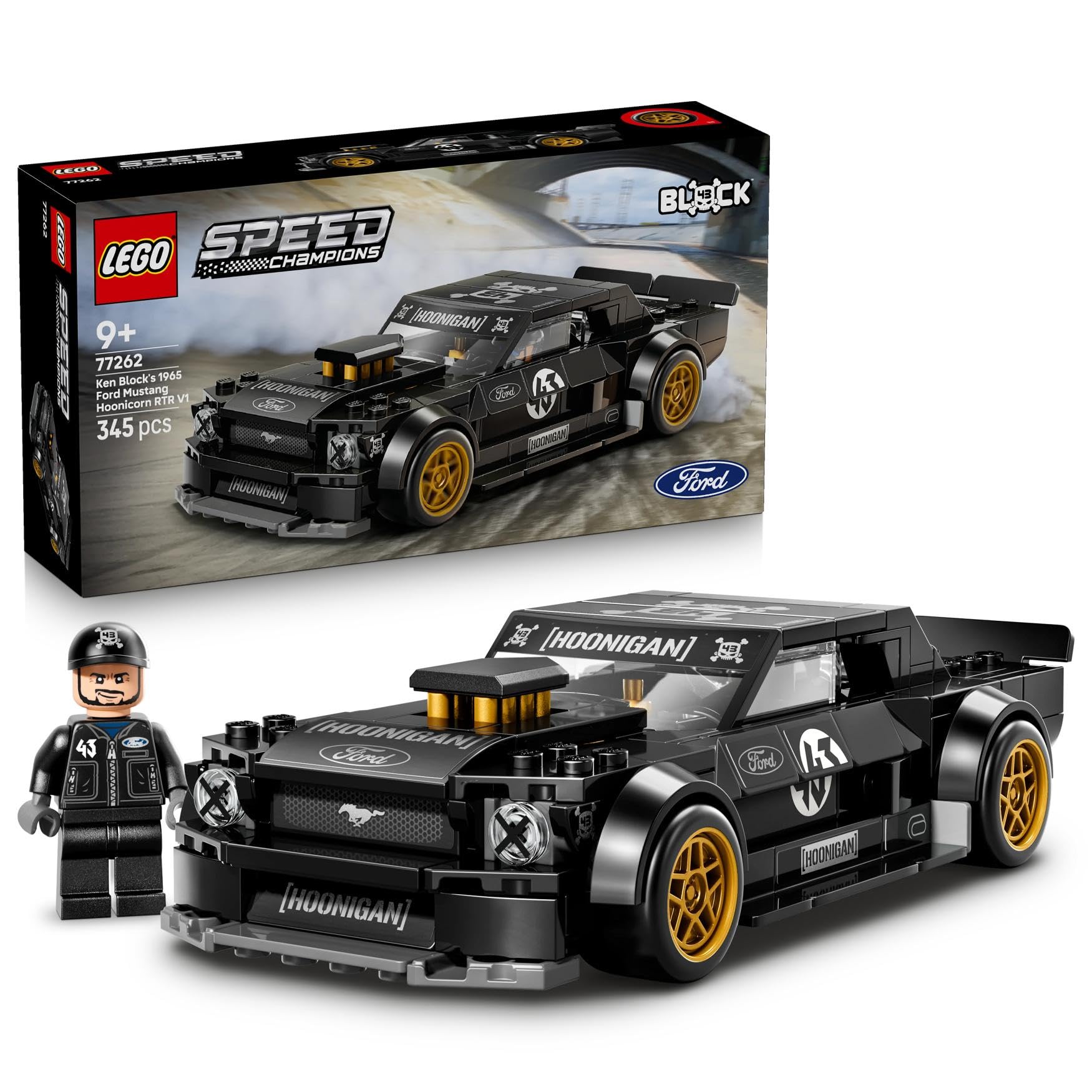 LEGO® Speed Champions Ken Block’s ’65 Ford Mustang Hoonicorn V1 - Mustang Toy Car 77262-image-27