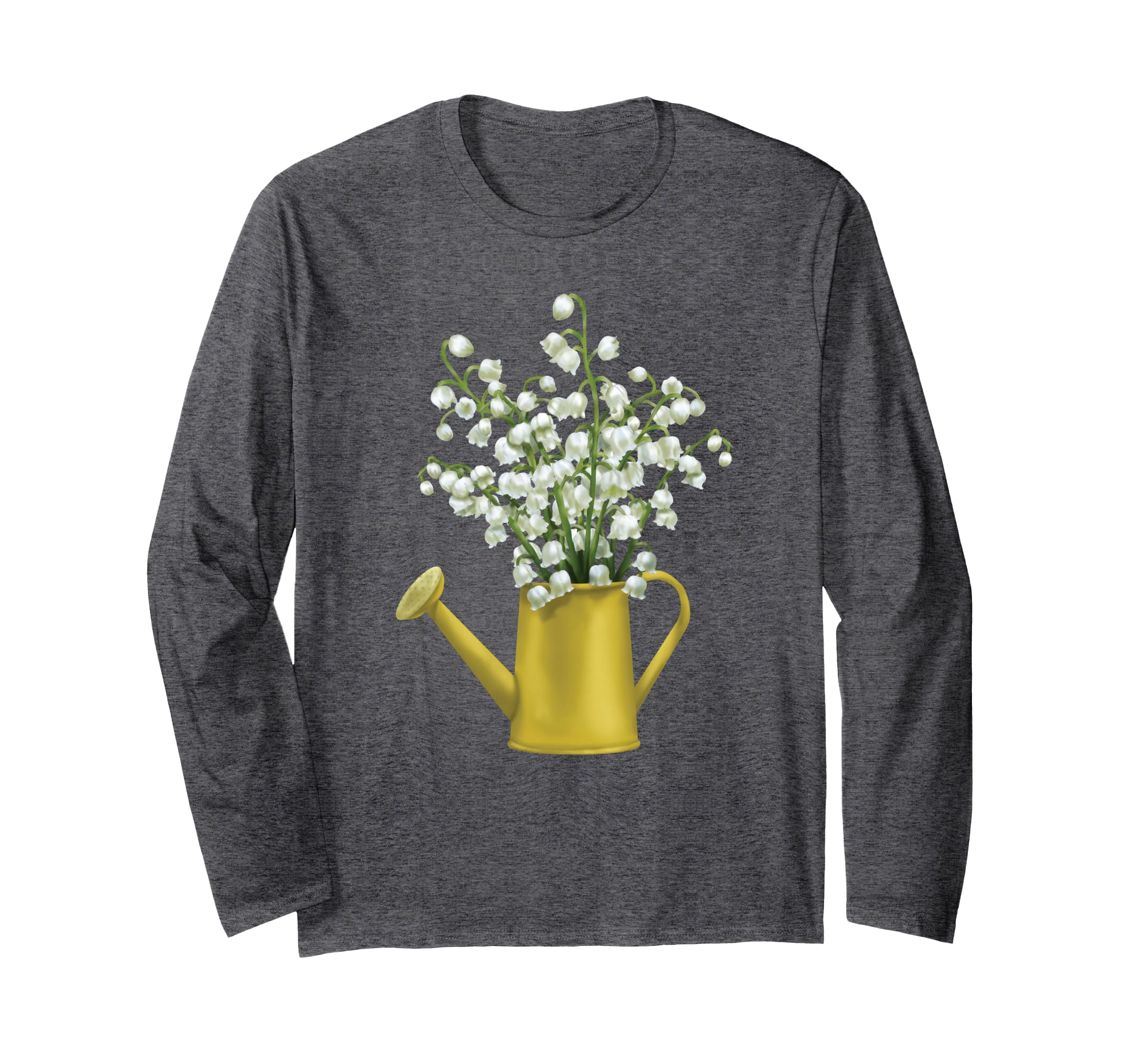 Lily Of The Valley Bouquet Spring Flower Watercolor Gift Long Sleeve T-Shirt