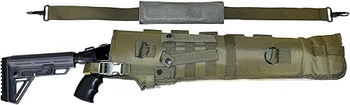 Miniatura 2 de TRINITY - Funda táctica de 25 pulgadas de largo, color verde para Mossberg Shockwave - Pump Action Hunting Tactical Molle Funda acolchada suave para