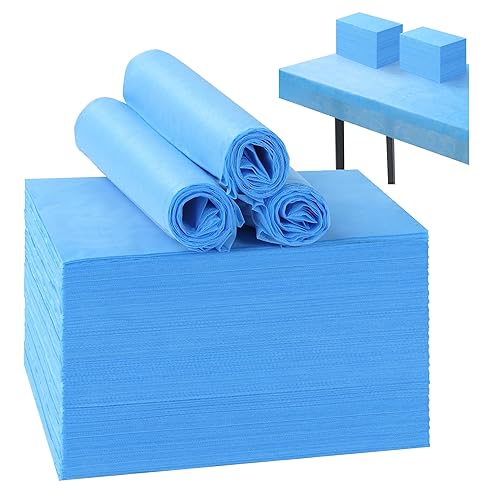 100 sábanas desechables de 31 x 71 pulgadas, sábanas de mesa de masaje, tela no tejida, cubierta de cama de spa, transpirable, para masajes,