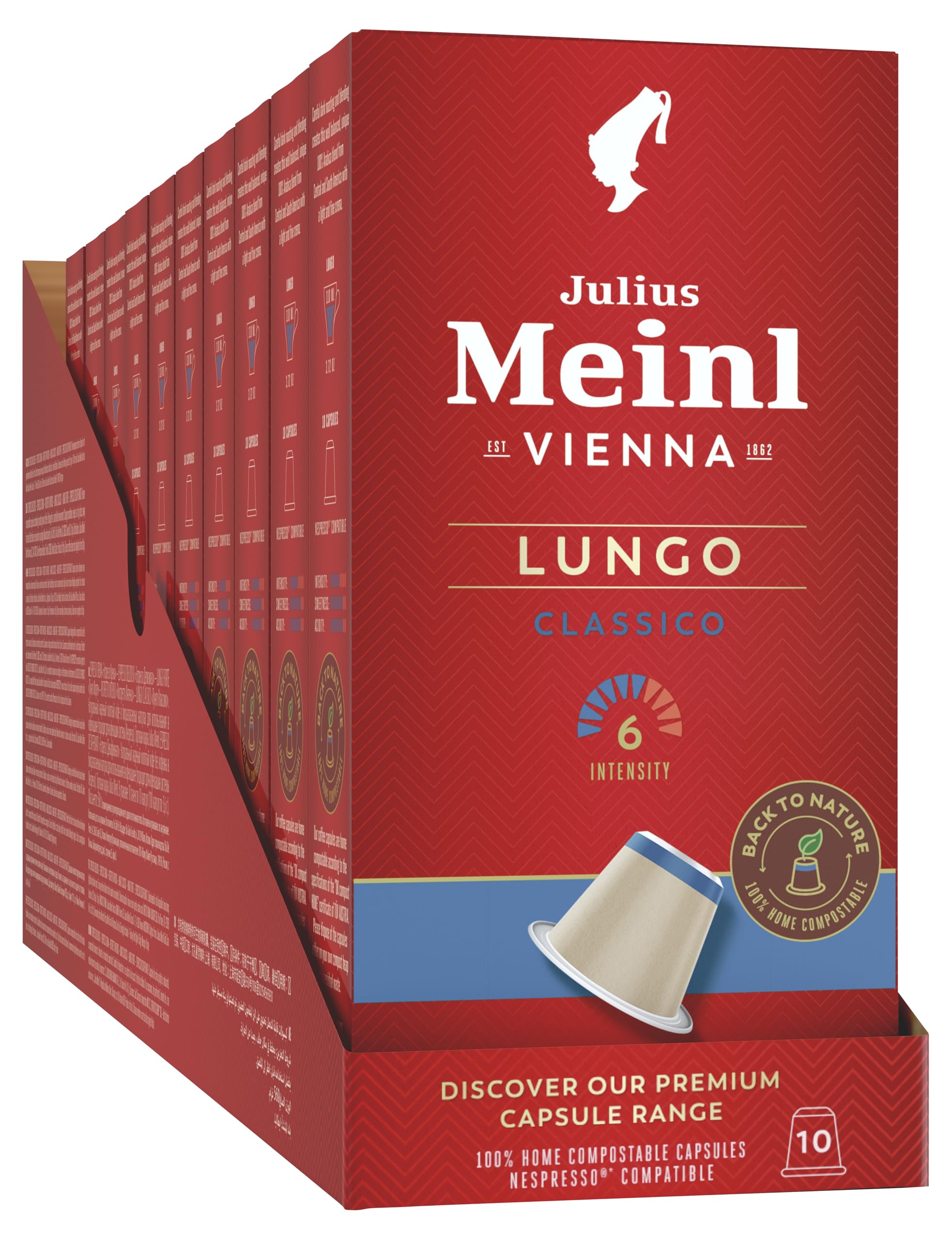 Julius Meinl Lungo Kapsül Kahve 100 Adet Biodegradable