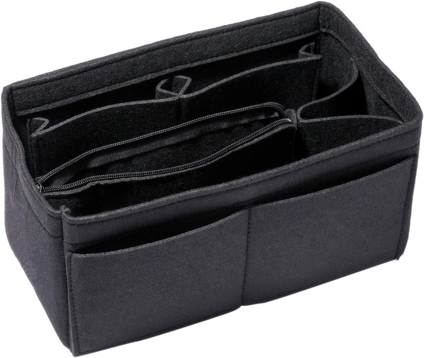 Felt Insert Bag Organizer Purse Organizer Include Zipper Purse for Handbag Choice 3 Size