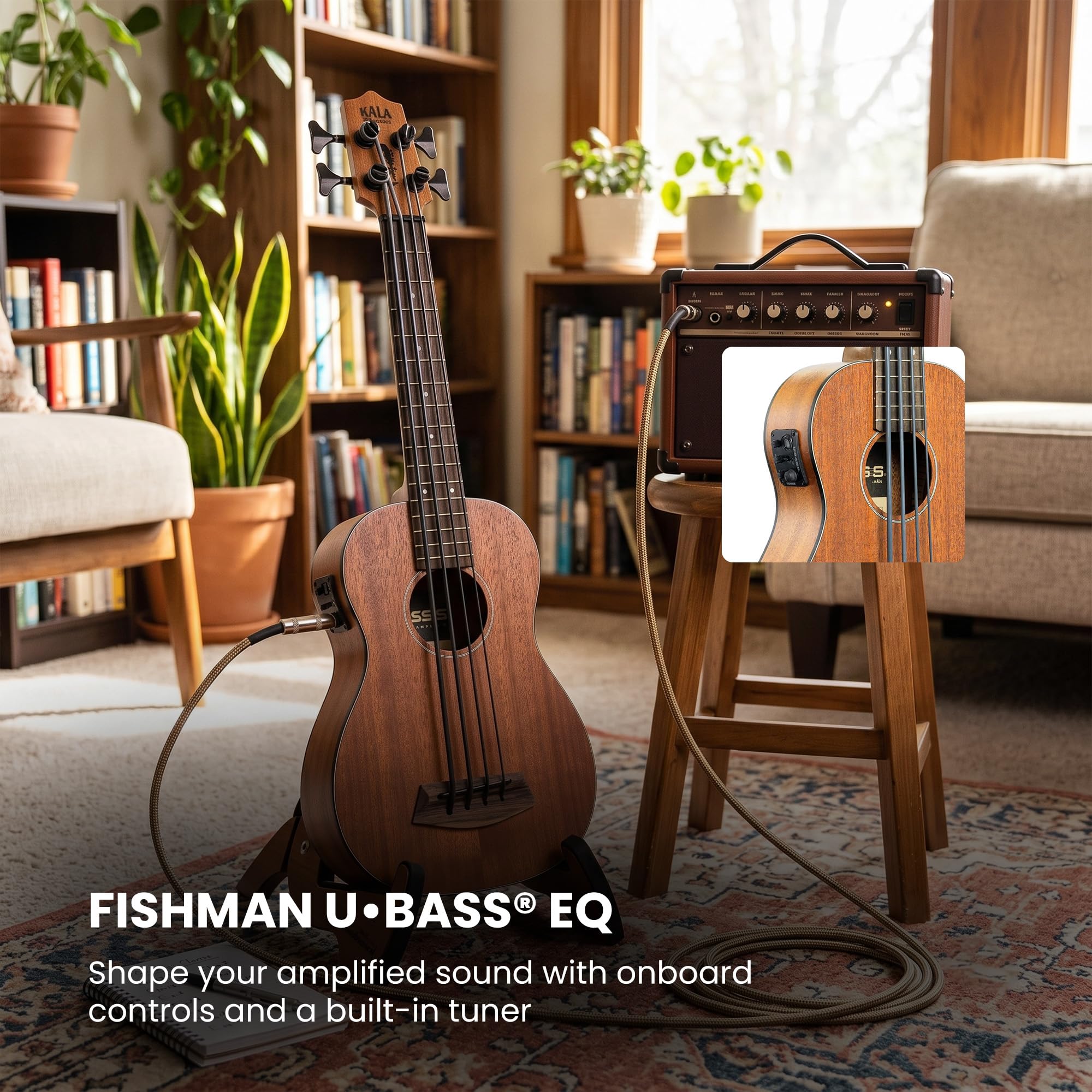 Kala Ubass Mahagoni Rumbler Fretted (Ubass-Rmbl-Fs)