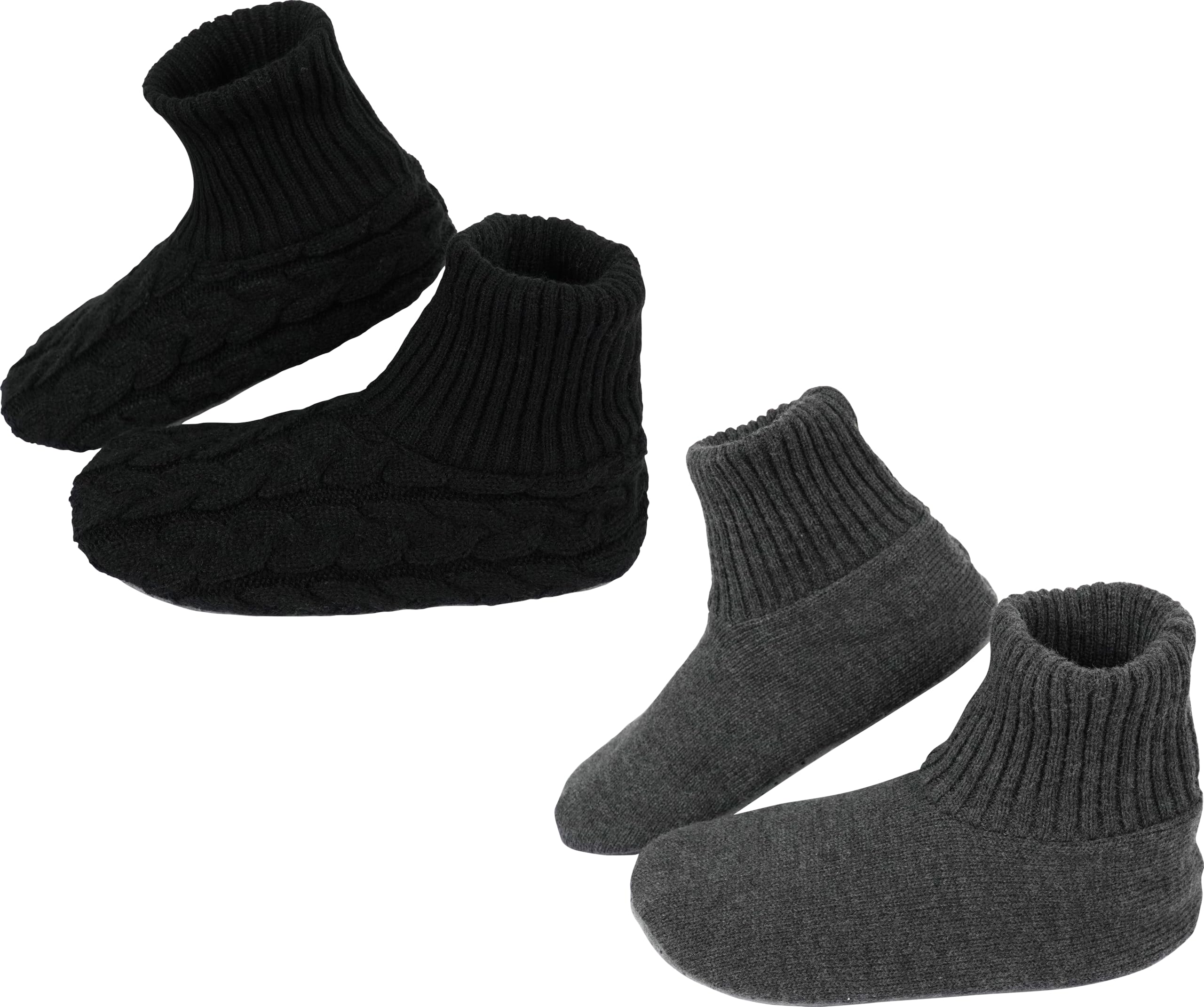 BenSorts Fuzzy Slipper Socks for Women Non Slip House Socks with Grips