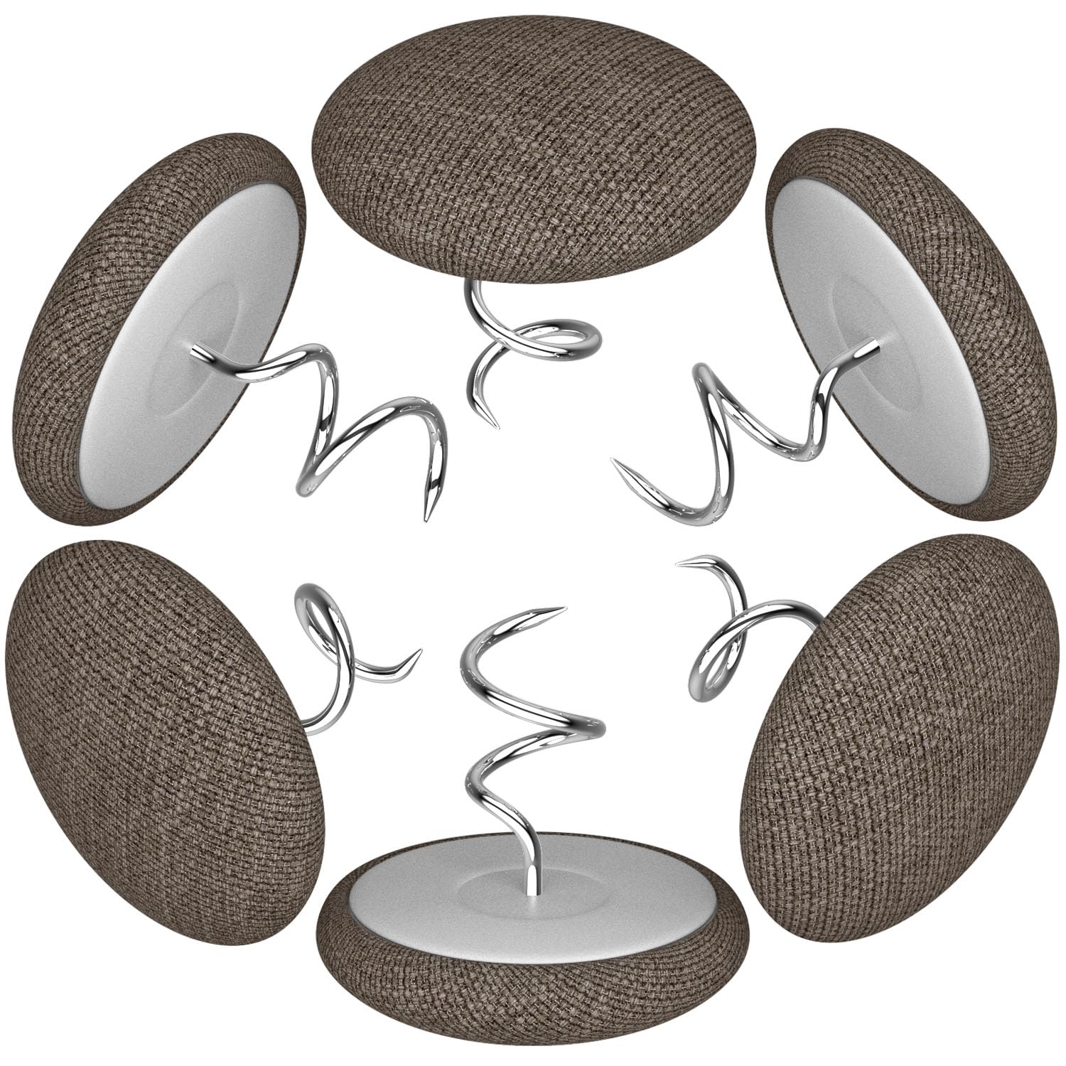 bed skirt and upholstery twist pins  flax covered button pins for securing bed skirts sofa covers armchair caddies and armrest covers