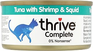 thrive Cat 100% COMPLETE - TUNA SHRIMP and SQUID (pack of 12)