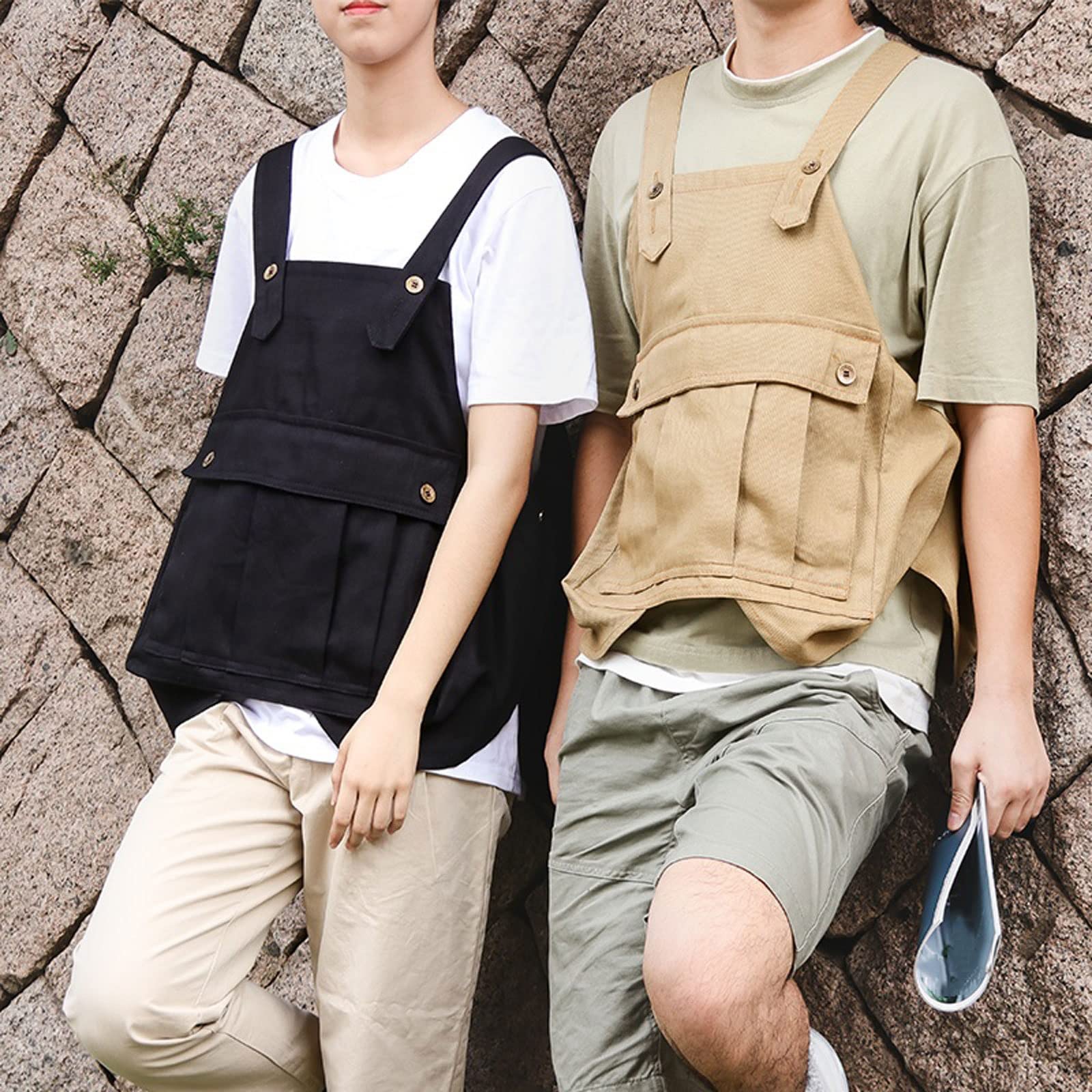 Tablier de jardinage, camping, charpentier en denim, vêtements de travail pour homme et femme, vêtements de fleuriste (jaune), jaune, taille unique