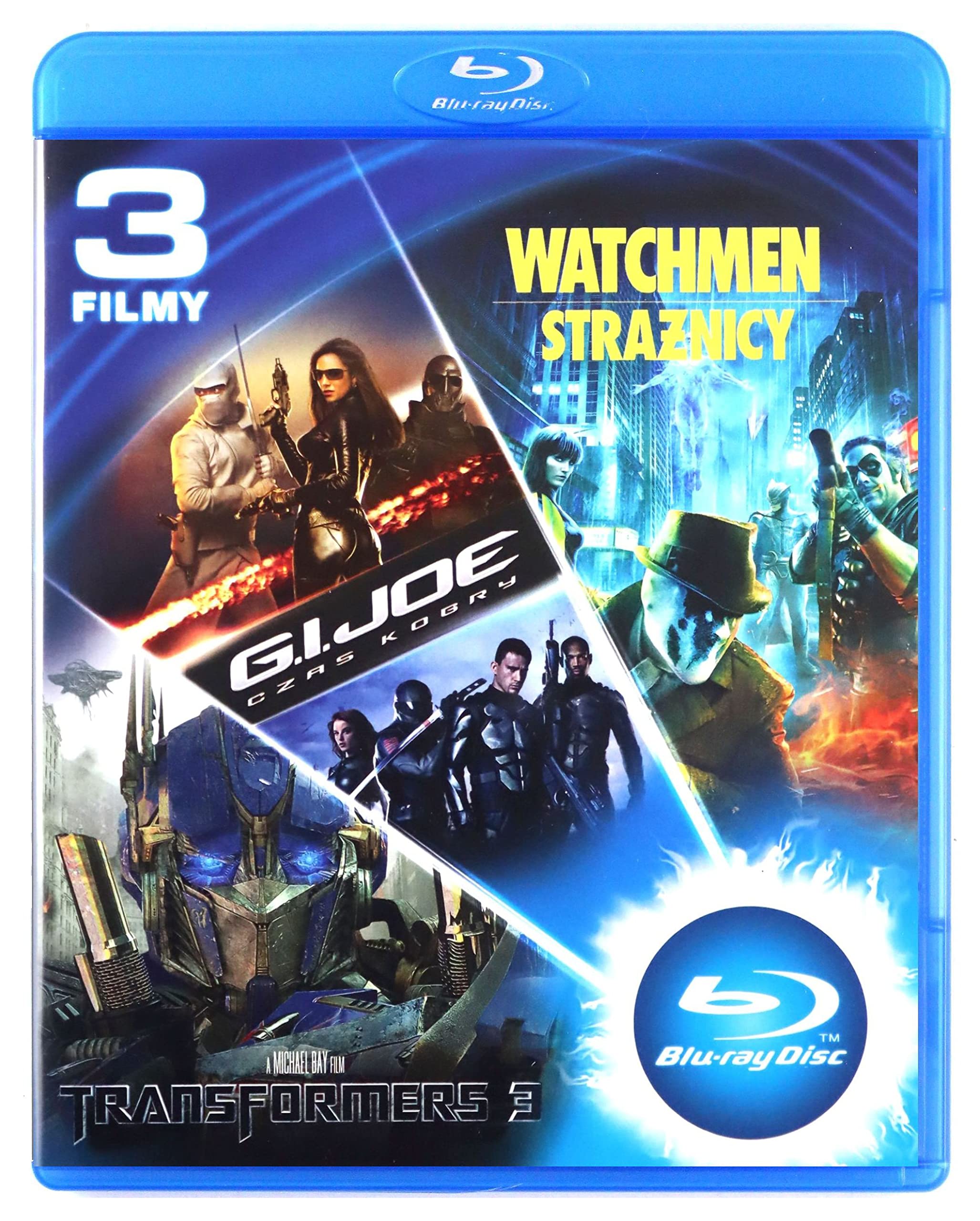 Pack 3 Blu-Ray de Superhéroes y Acción para Noches de Cine en Casa