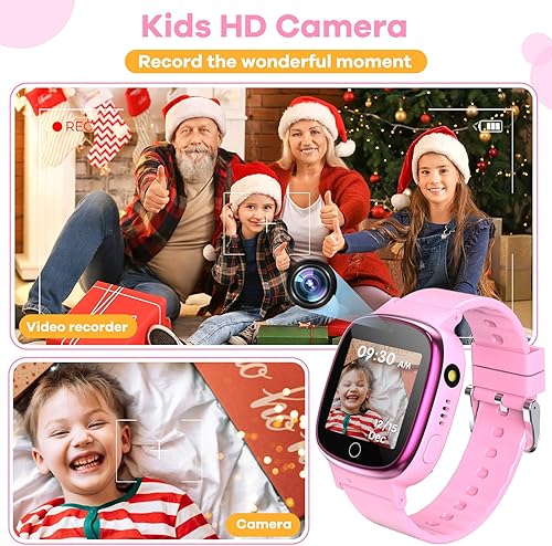 Miniatura 4 de DERUI Reloj inteligente para niños con 26 videojuegos, cámara selfie, reproductor de video, podómetro, cronómetro, reloj despertador, linterna,