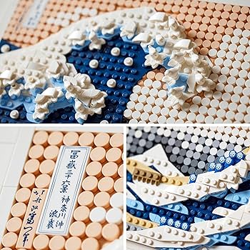 LEGO Art Hokusai – Wielka Fala, Japoński panel ścienny 3D