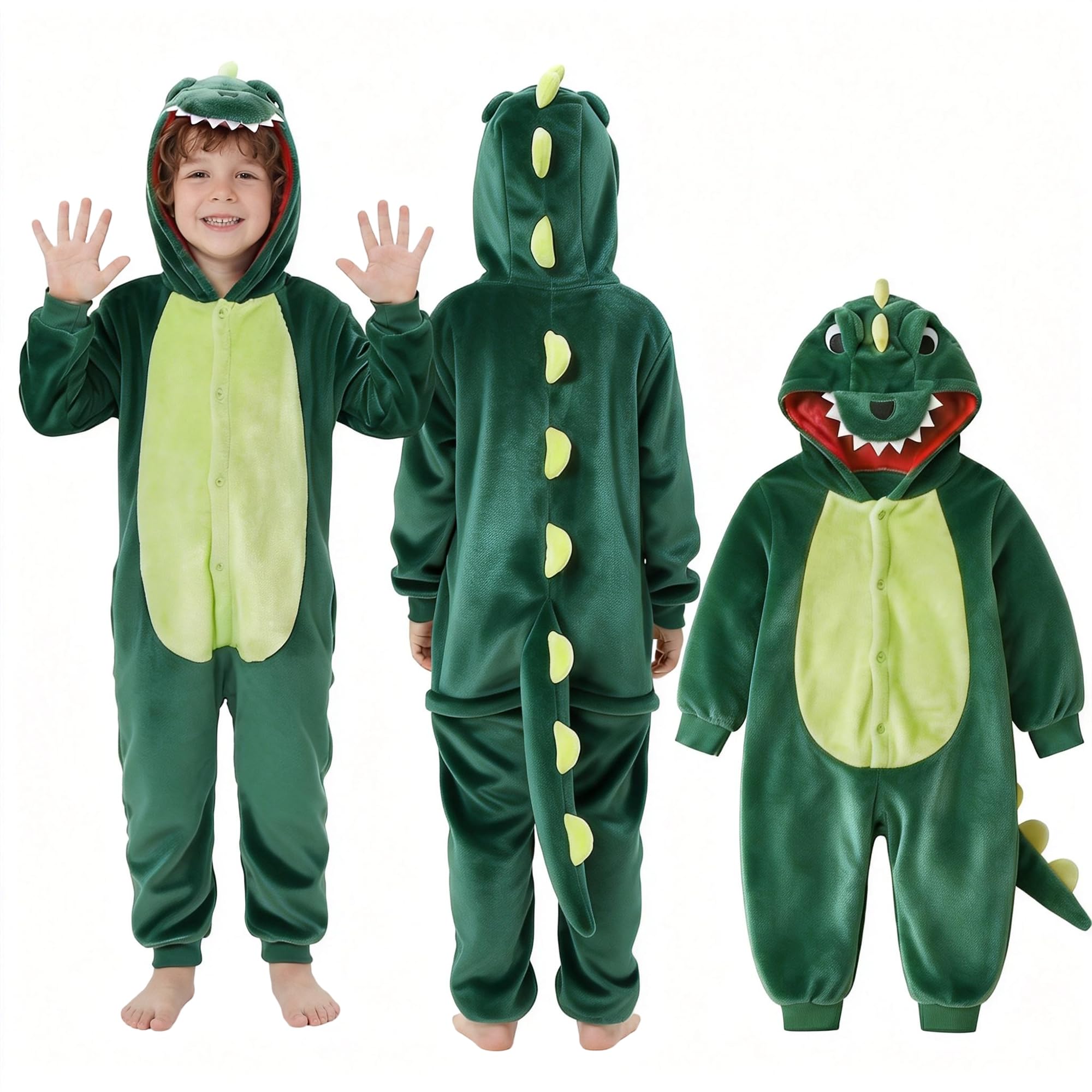 Seawhisper Halloween zwierzę dinozaur kostium dzieci dinozaur jednoczęściowy 18M-10