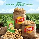 Lay's Potato Chips 143 Gram, American Style Cream & Onion Flavour, Crunchy Chips & Snacks, Party Pack (Weight May Vary) gallery image