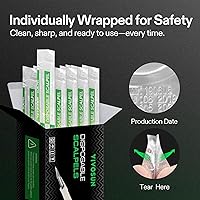 Vista 4 de VIVOSUN Cuchillas de acero de alto carbono #11 para plantas de corte y propagación