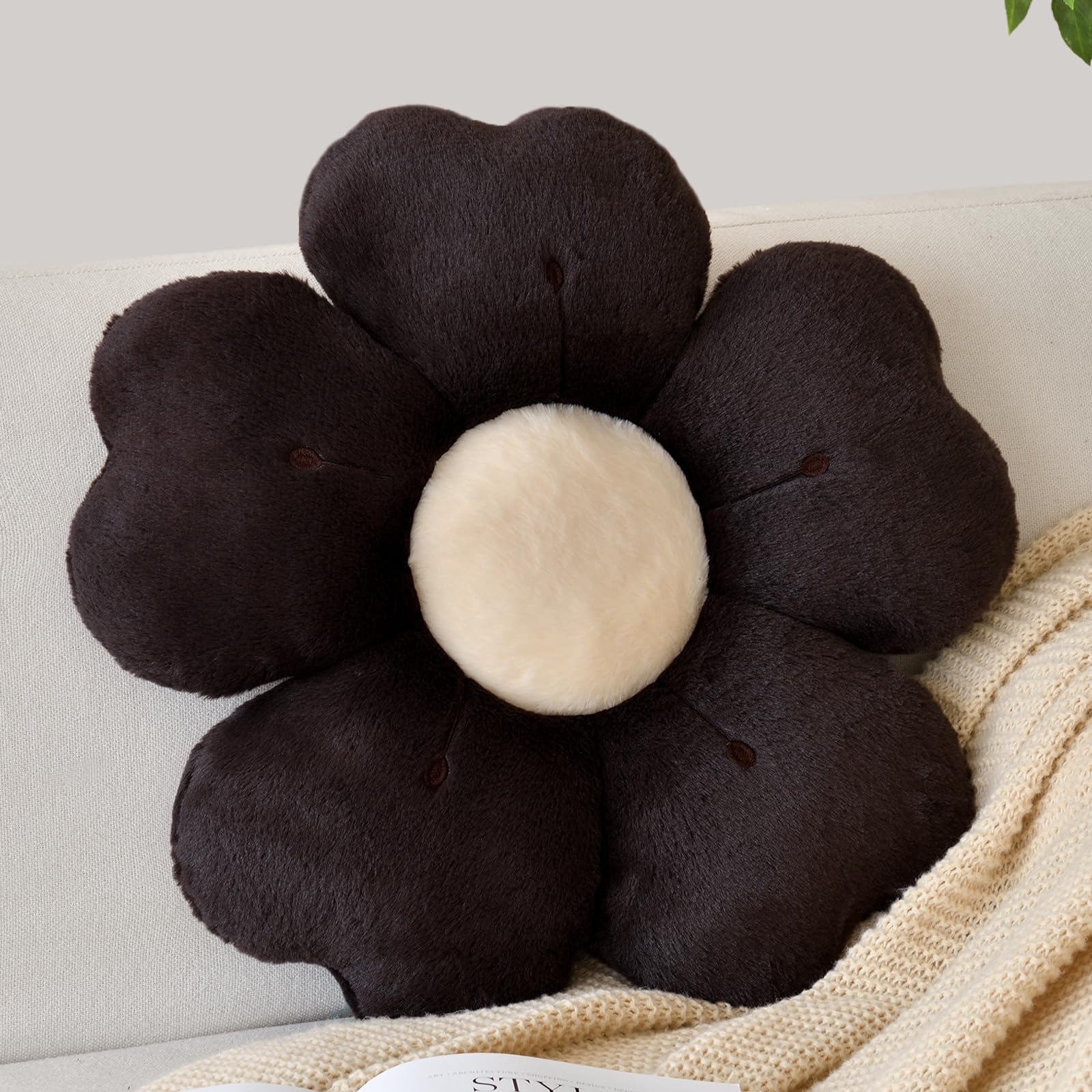 50% Off Flower Pillow: Soft Decorative Cushion for Home - Image 1
