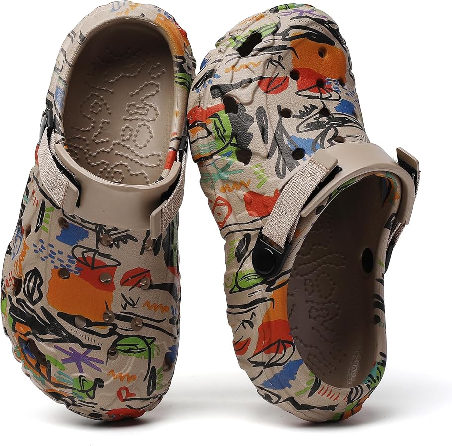 FLIOZY Winter Clogs Herren - Gefütterte Hausschuhe Mit Rutschfester Sohle