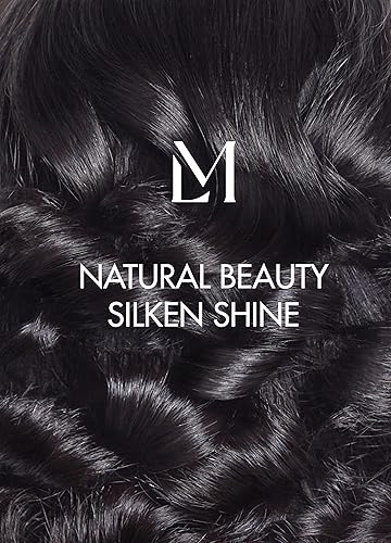 Miniatura 6 de LUVME HAIR Peluca de cabello humano negro natural de 10 pulgadas, precortada, sin pegamento, cierre de encaje HD, peluca de cabello maduro grande y