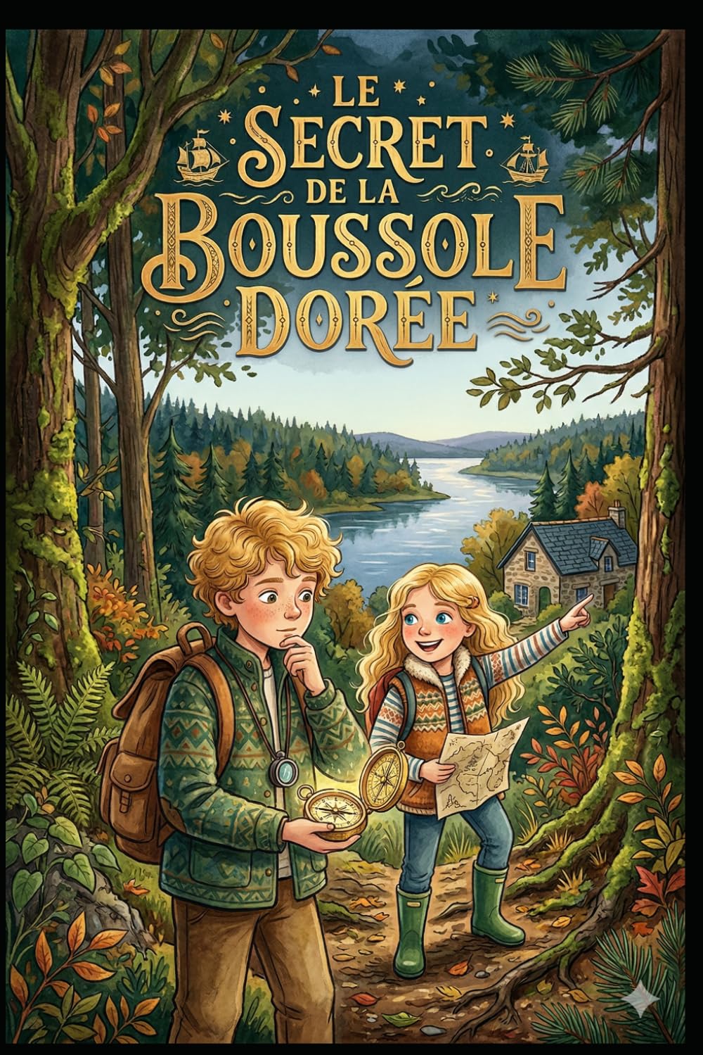 Les Aventures de Maria et Auguste: Le Secret de la Boussole Dorée