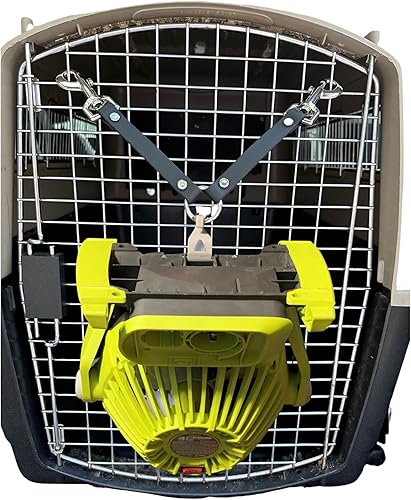 Miniatura 2 de SparkDog Collars HotDawg - Percha para ventilador para jaula de perro, correa utilitaria HotDawg, BioThane Ryobi P3320 para Ruffland Dog Kennel,
