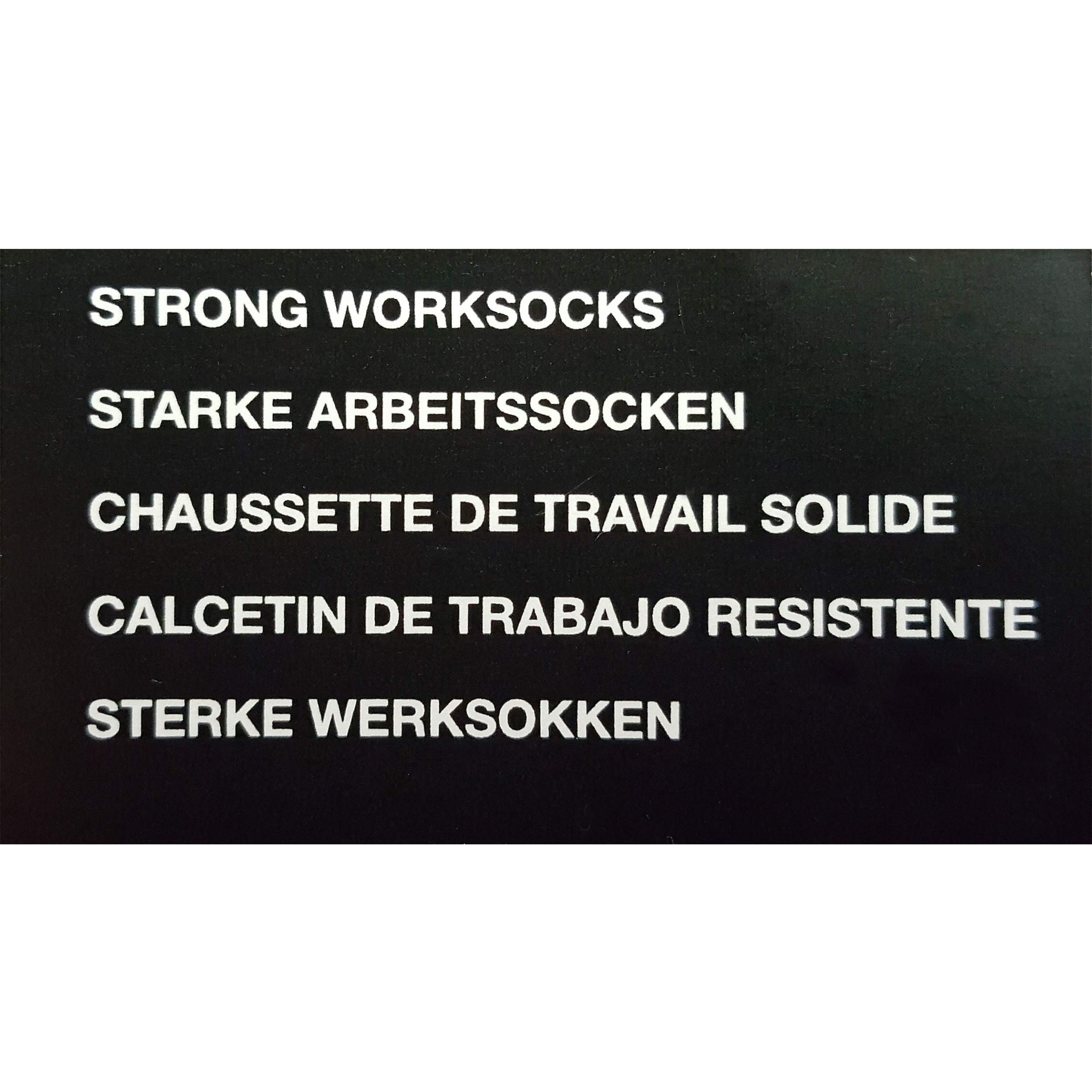Dickies® Strong Work Socks - Calcetines de trabajo para hombre, talla 41-50