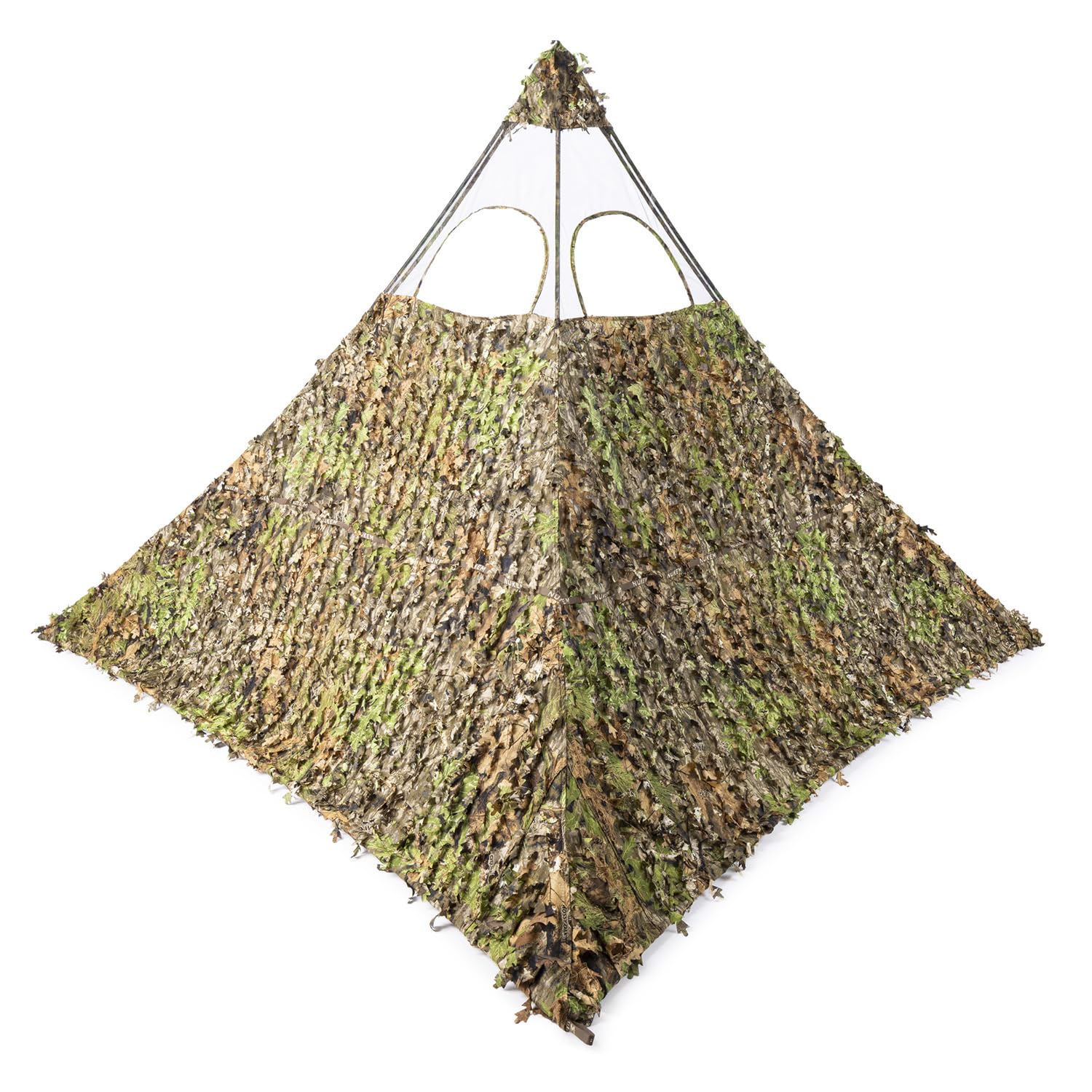 Nukem Grab & Go Hunting Ground Blind - Mossy Oak Obsession 3D Leafy - Lightweight Stake-Free Pop Up Turkey & Deer Blind (X-Large)-image-39