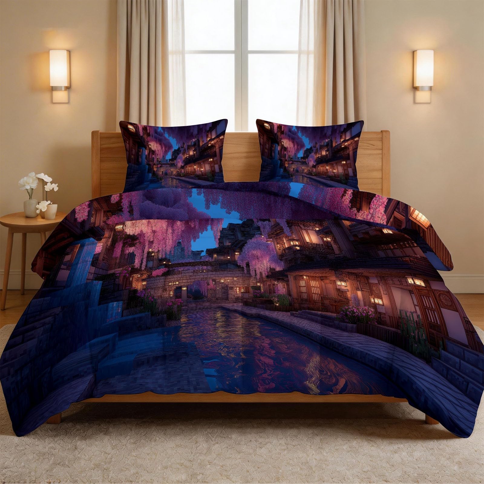 Couette 200x200 haute qualité en coton lavé doux et léger