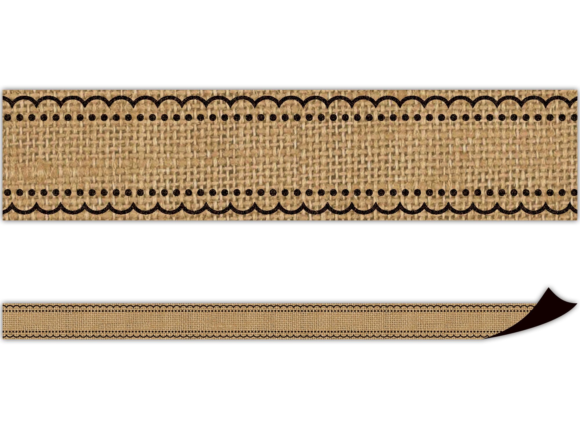 Teacher Created Resources Burlap Magnetic Border (TCR77391)