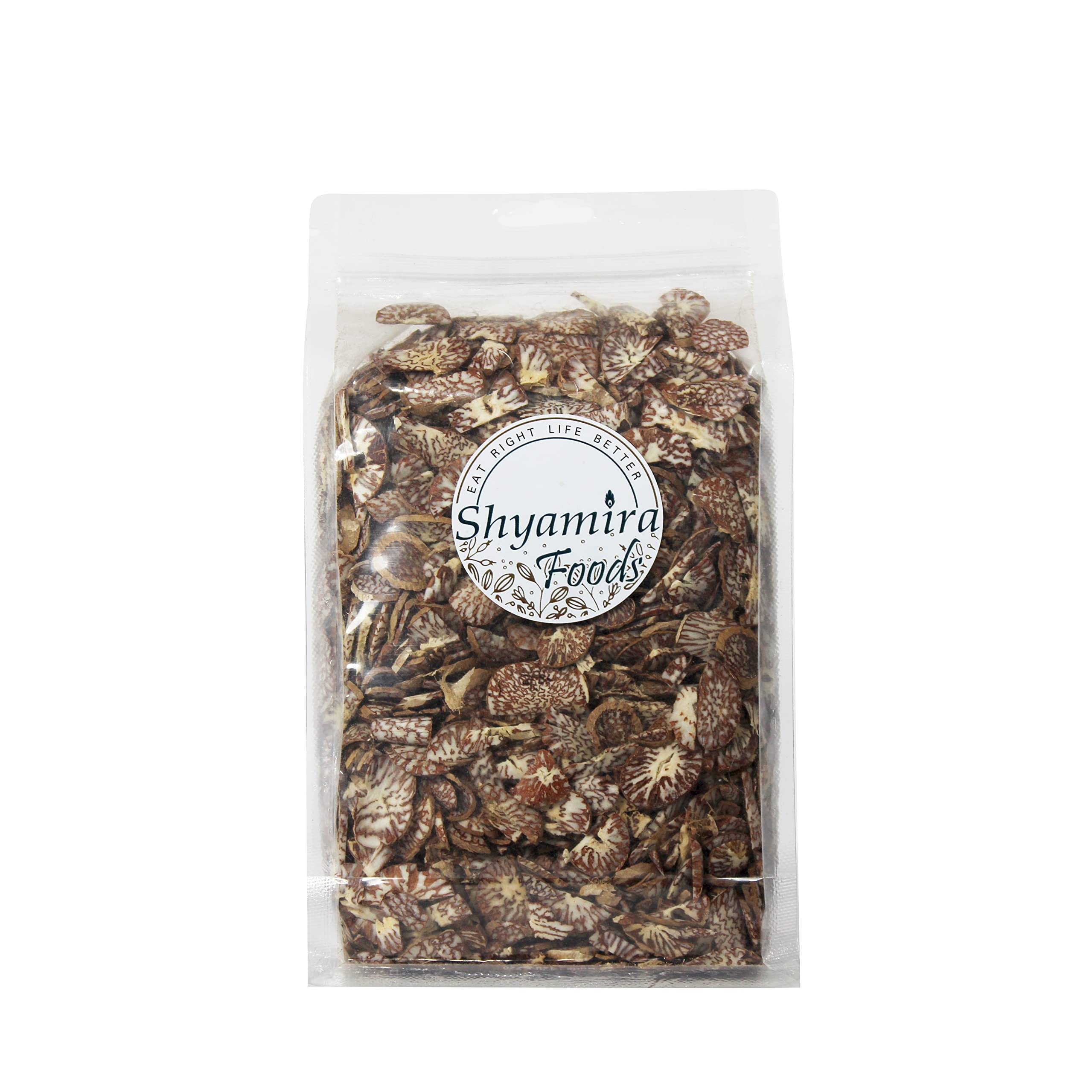 Shyamira Foods Areca Nut Sliced | Betel Nut Slices | Kachhi Supari Sliced | Sopari Cutting | Arecanut (Betelnut) Pieces | 400g