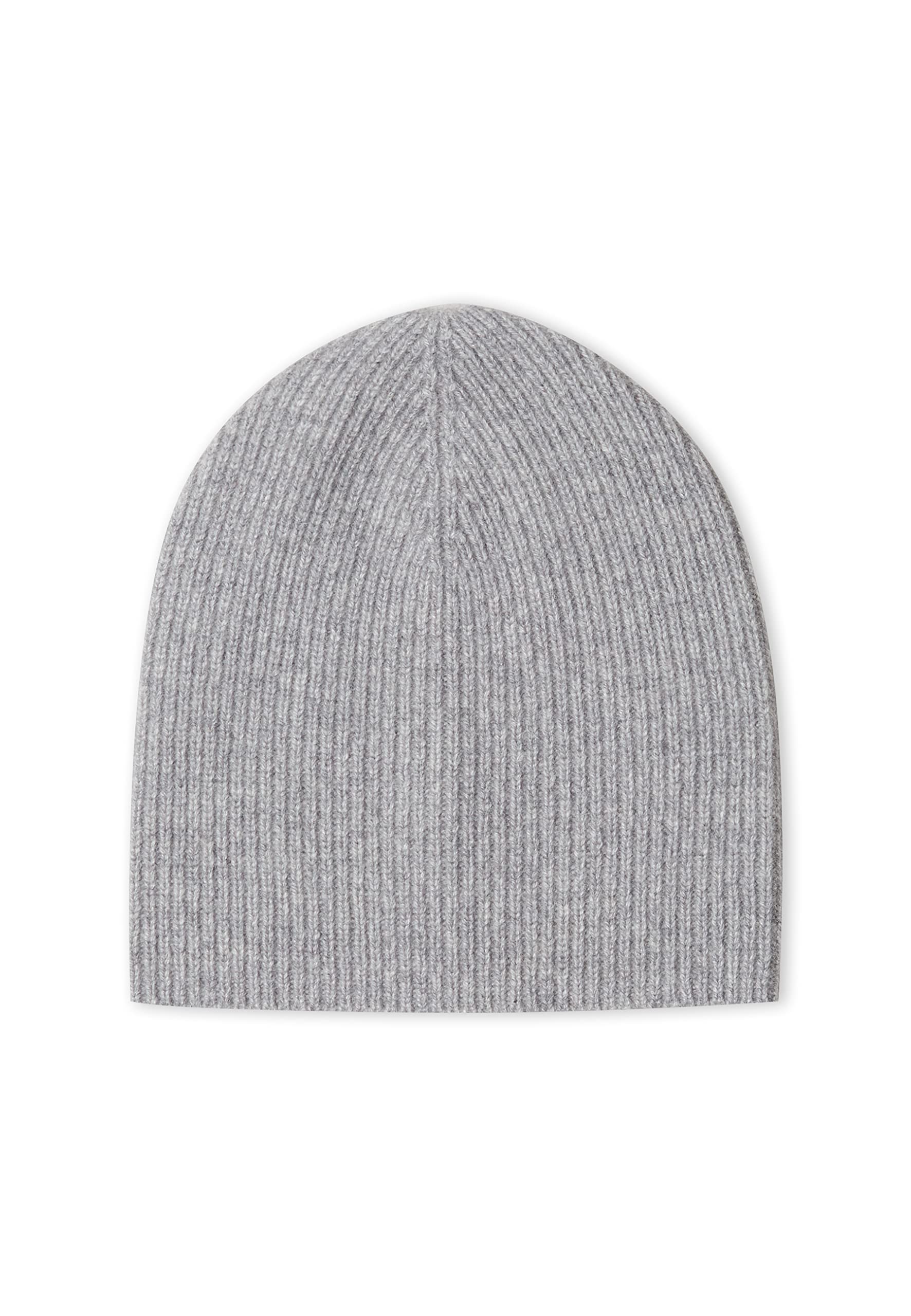 STYLE REPUBLIC100% Cashmere Beanie for Men, Finely Ribbed in