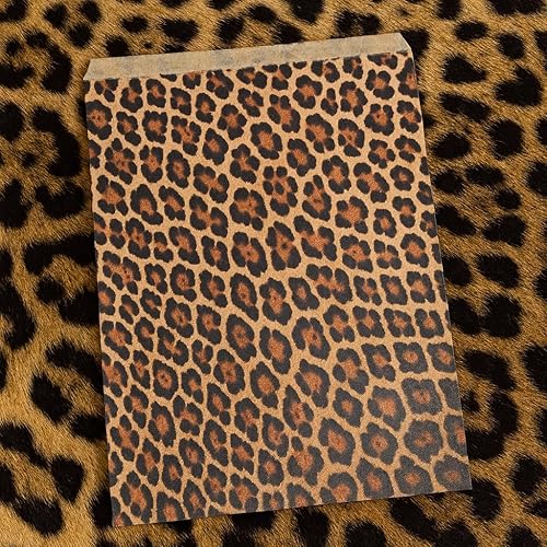 Miniatura 2 de 888 Display  200 piezas de 8.5 x 11 pulgadas de papel de tono leopardo bolsas de regalo de compras