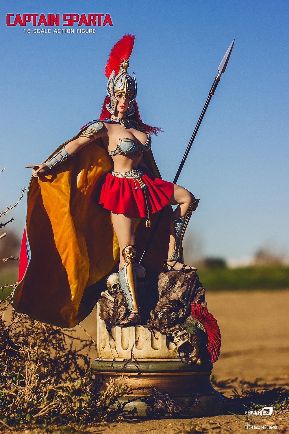 TBリーグ 1/6スケール キャプテン・スパルタ シームレス素体フィギュア