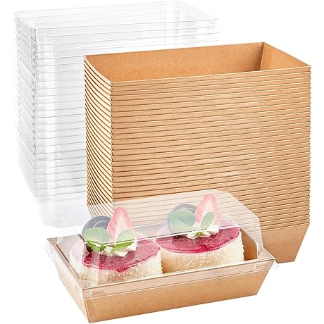 Ocmoiy 50-Pack Cupcake To Go Boxes