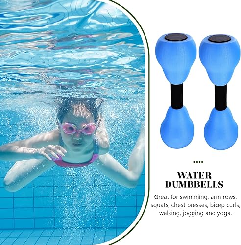 Miniatura 5 de STOBAZA 2pcs Adjustable Dumbbells for Women and Lightweight Water Sports Fitness Barbells for Pool Aerobics Strength Training Swimming and Home