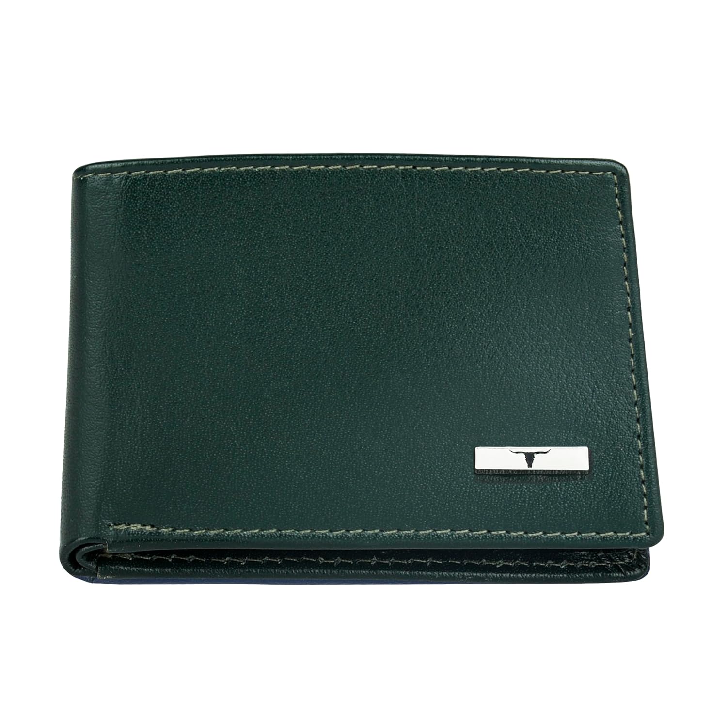 URBAN FOREST Fred Aniline Green Leather Wallet for Men