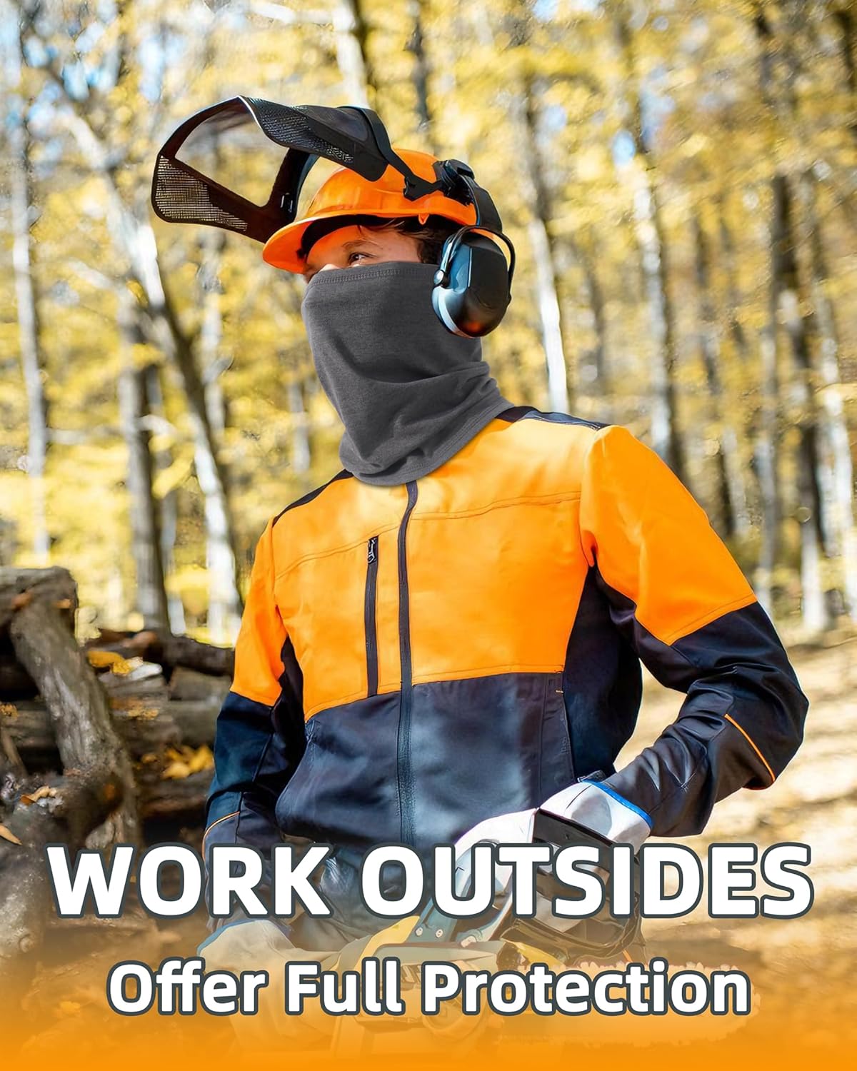 4 Pack Winter Neck Gaiter Warmer Balaclava Face Mask For Mena & Women Fleece Scarf For Cold Weather Sports - Image 5