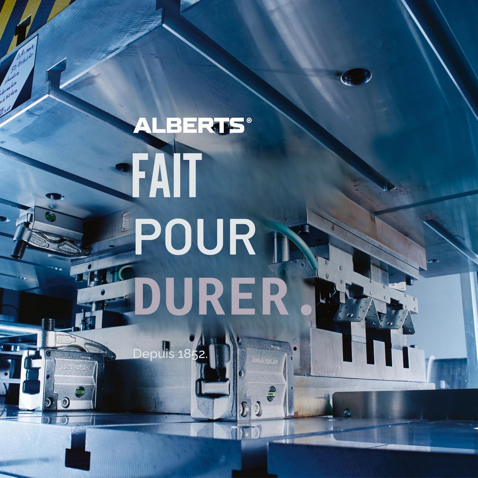 Alberts 820114 Sabot de poutre type A | galvanisé sendzimir | 50 x 105 mm | kit de 25