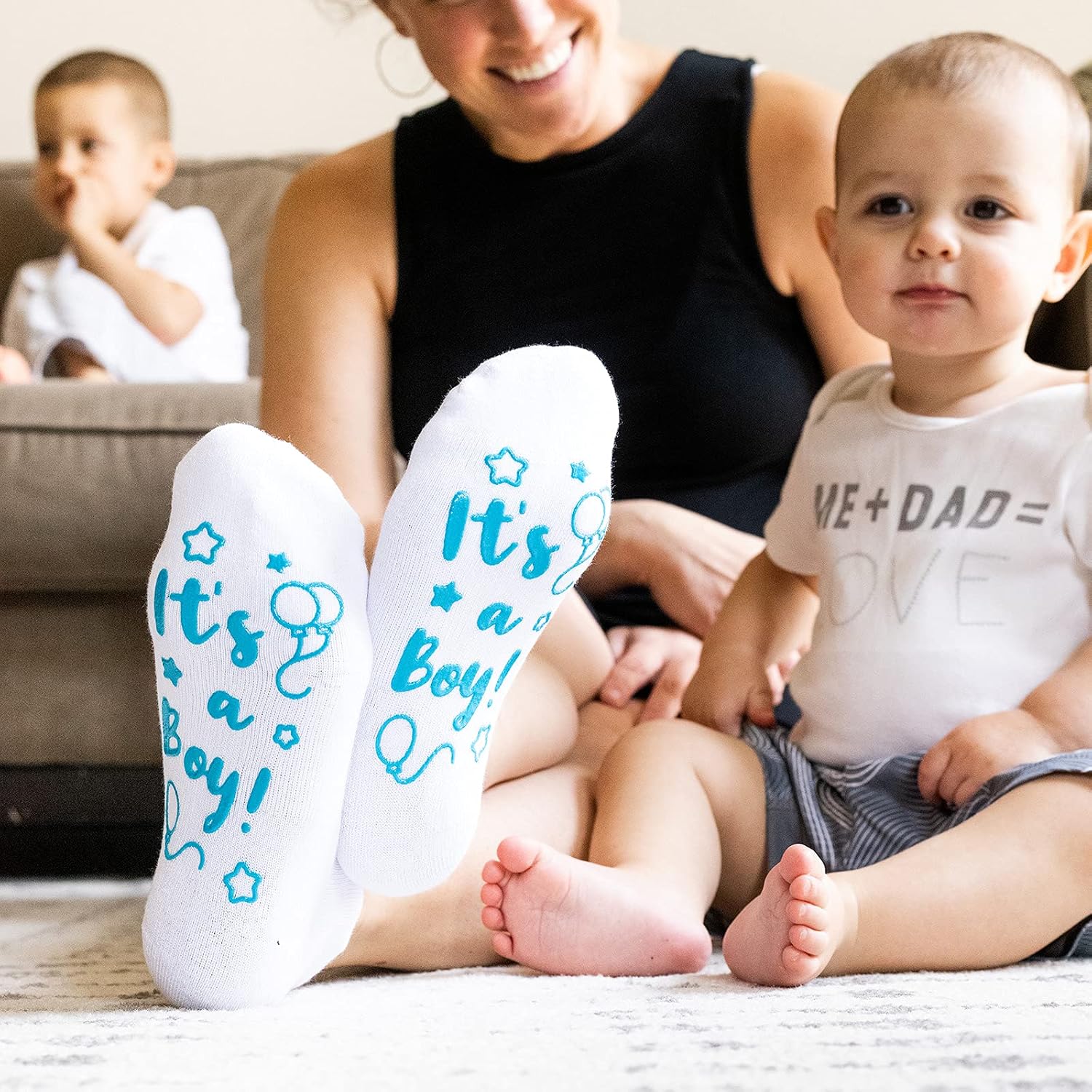 Haute Soiree Labor and Delivery Socks - Funny Push Gift for New Mom to Be